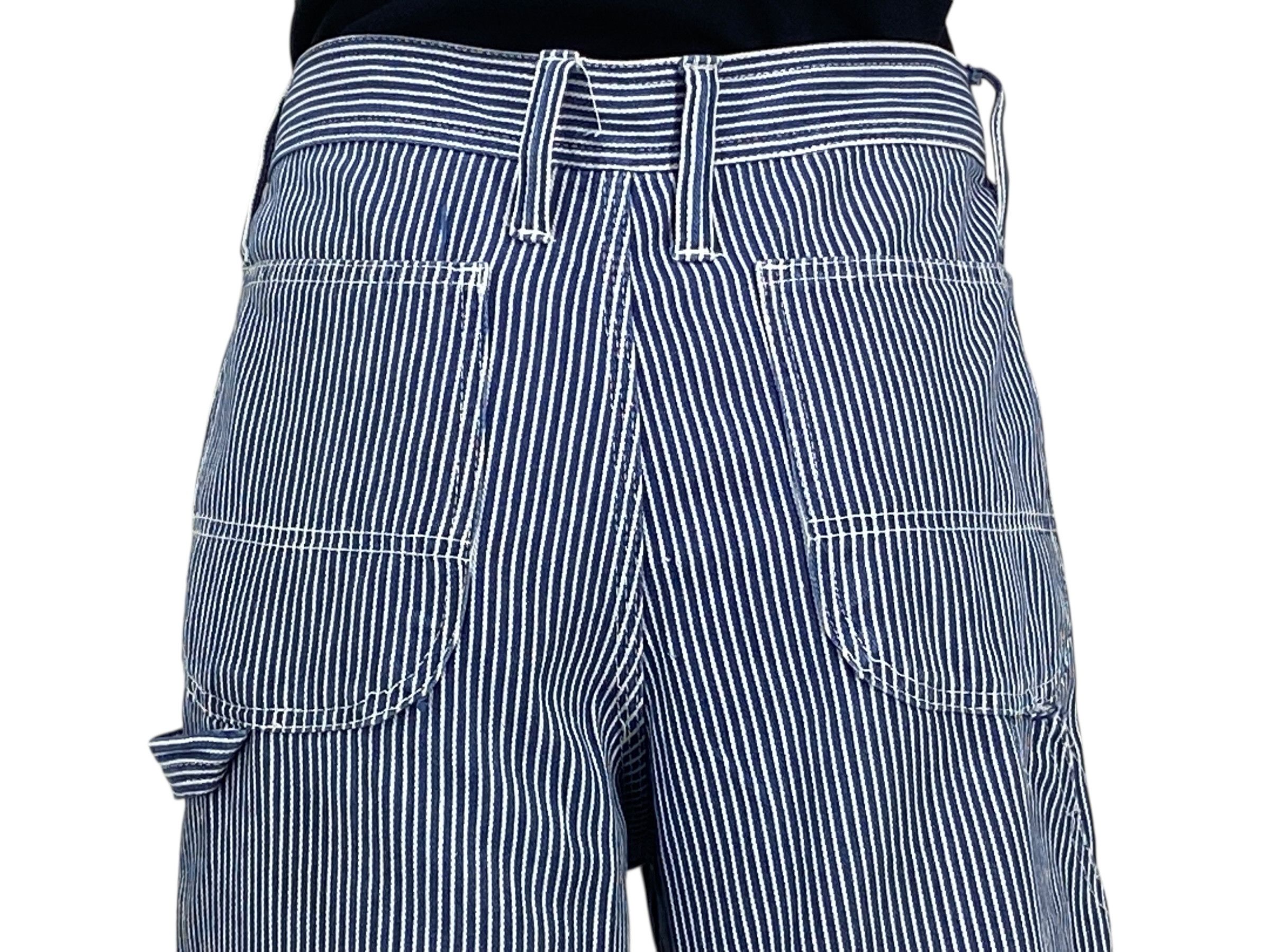 Japanese Brand Alin Jeans Stripes Hickory Jeans Size US 30 / EU 46 - 5 Thumbnail