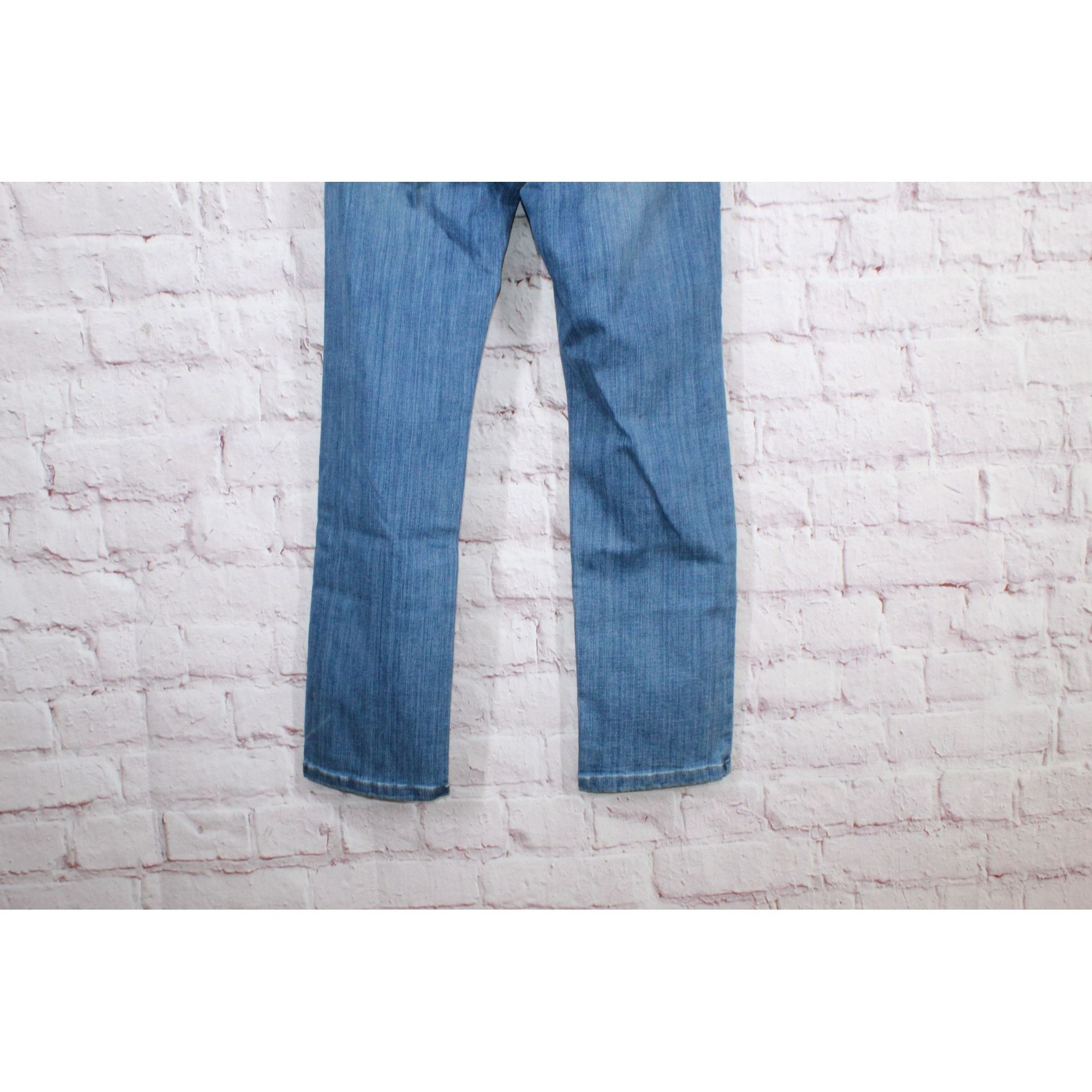 L.L. Bean LL Bean Women's Jeans Mid Rise Straight Leg Bright Indigo Size 30" / US 8 / IT 44 - 5 Thumbnail