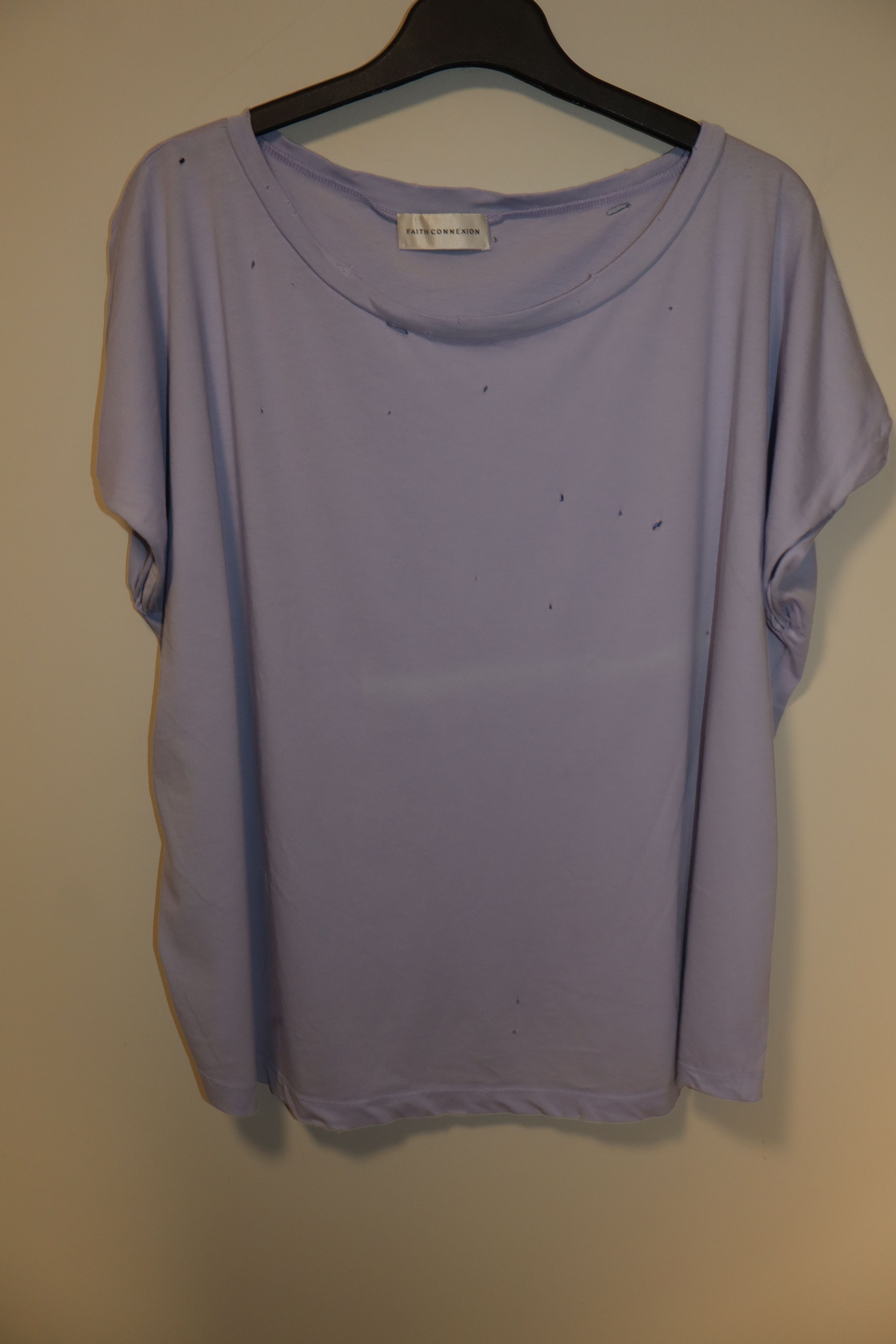 Faith Connexion Destroy boatneck t-shirt Size S / US 4 / IT 40 - 1 Thumbnail