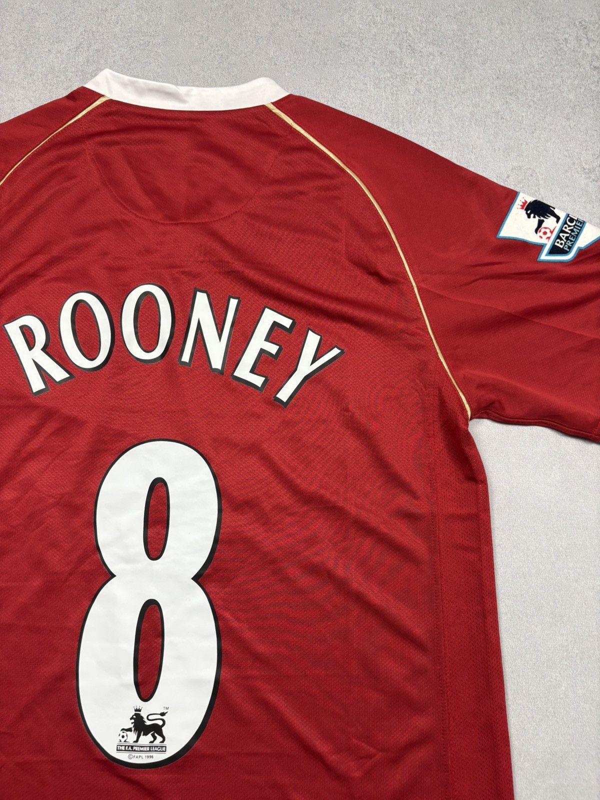 Nike Manchester United 2006/07 Wayne Rooney #8 Home Jersey NIKE Size US L / EU 52-54 / 3 - 18 Thumbnail