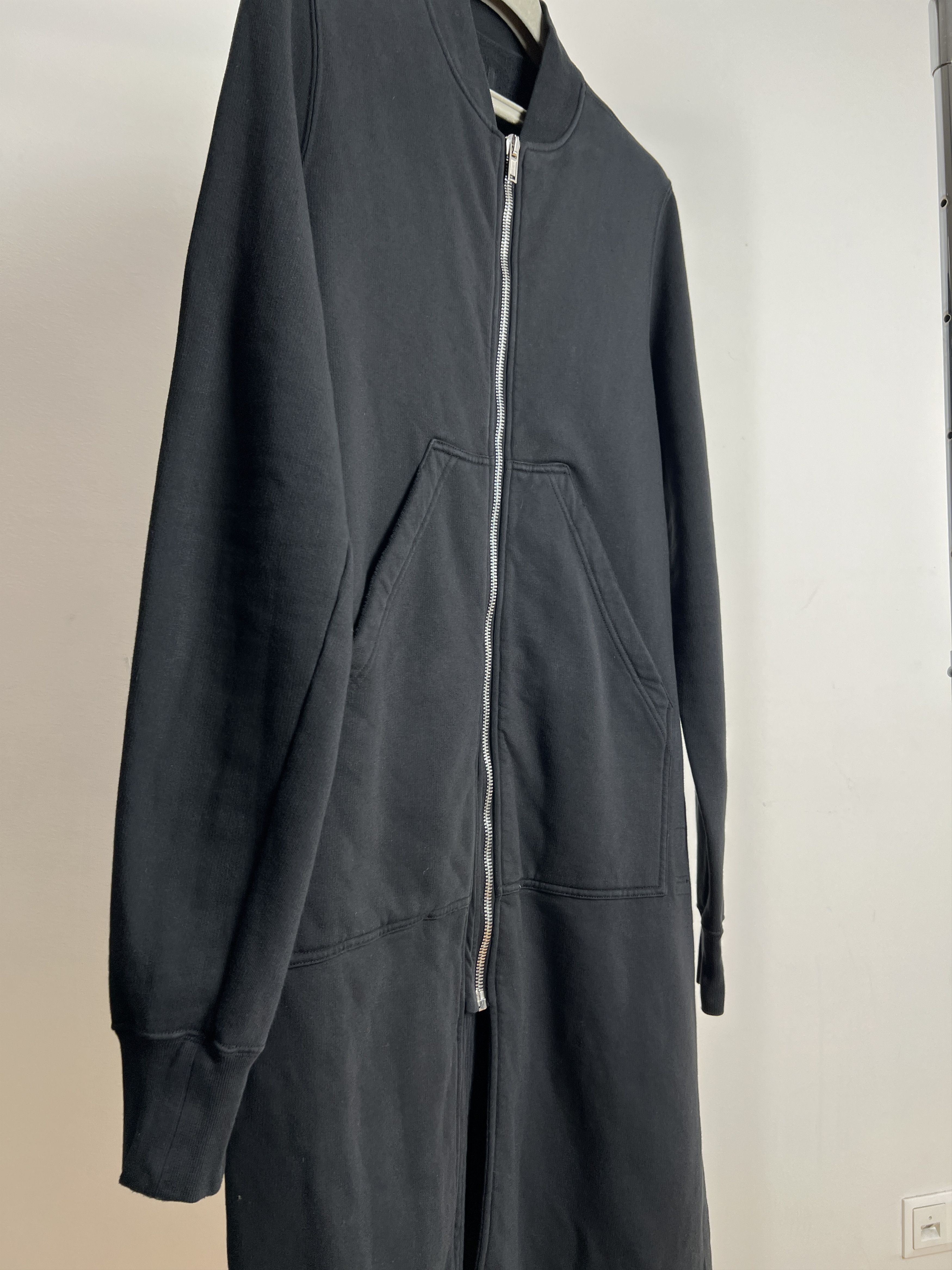 Rick Owens LONG COTTON ZIPPED JACKET Size US M / EU 48-50 / 2 - 10 Thumbnail