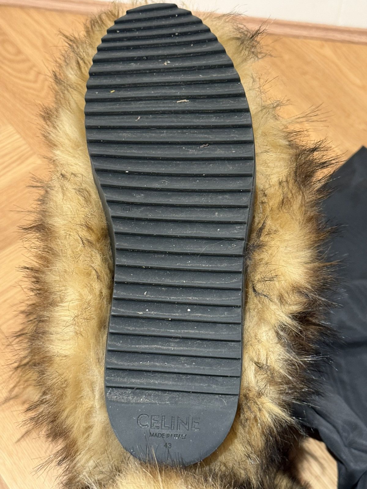 Celine × Hedi Slimane Celine Fall 21 Faux Fur Boots Size US 10 / EU 43 - 12 Thumbnail