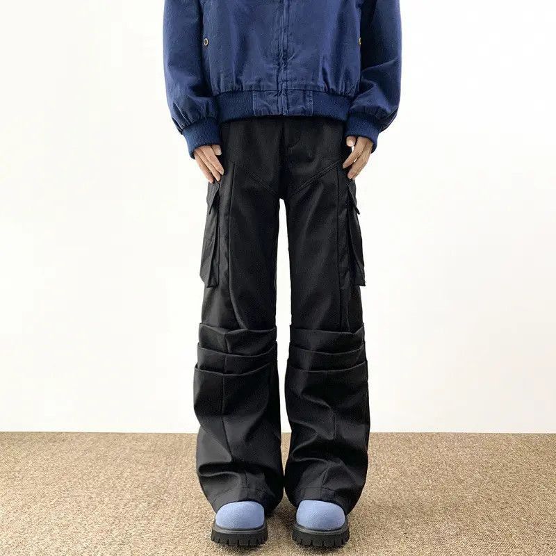 Japanese Brand Retro loose straight leg micro flared jeans Size US 32 / EU 48 - 6 Thumbnail