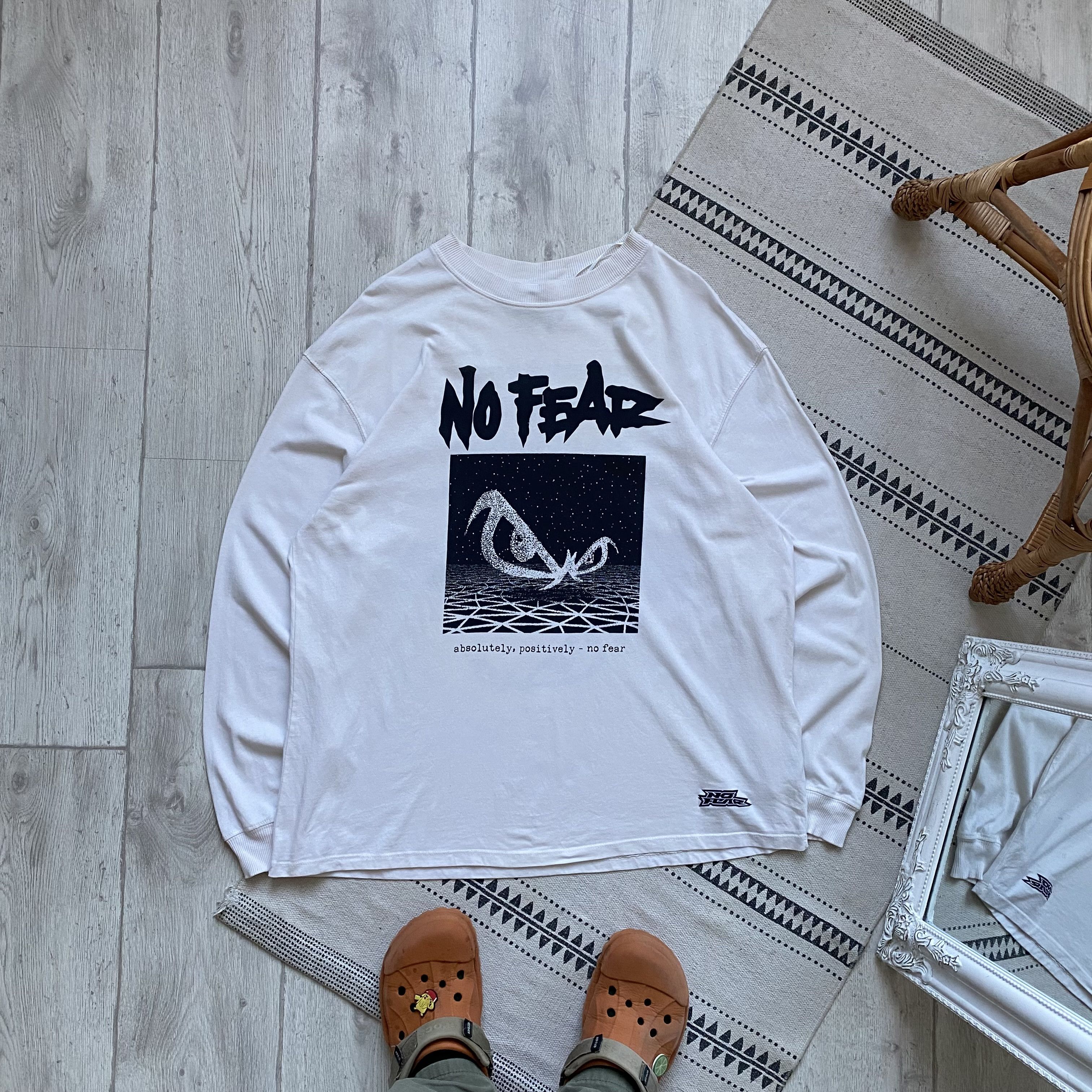 No Fear 🖤 NO FEAR big logo longsleeve t-shirt oversized Skater Size US L / EU 52-54 / 3 - 2 Thumbnail