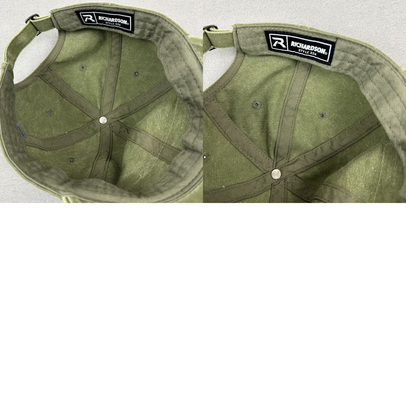 Vintage Mountain Khakis Hat Cap Strap Back Men Green Richardson Logo Patch Outdoor Size ONE SIZE - 8 Thumbnail