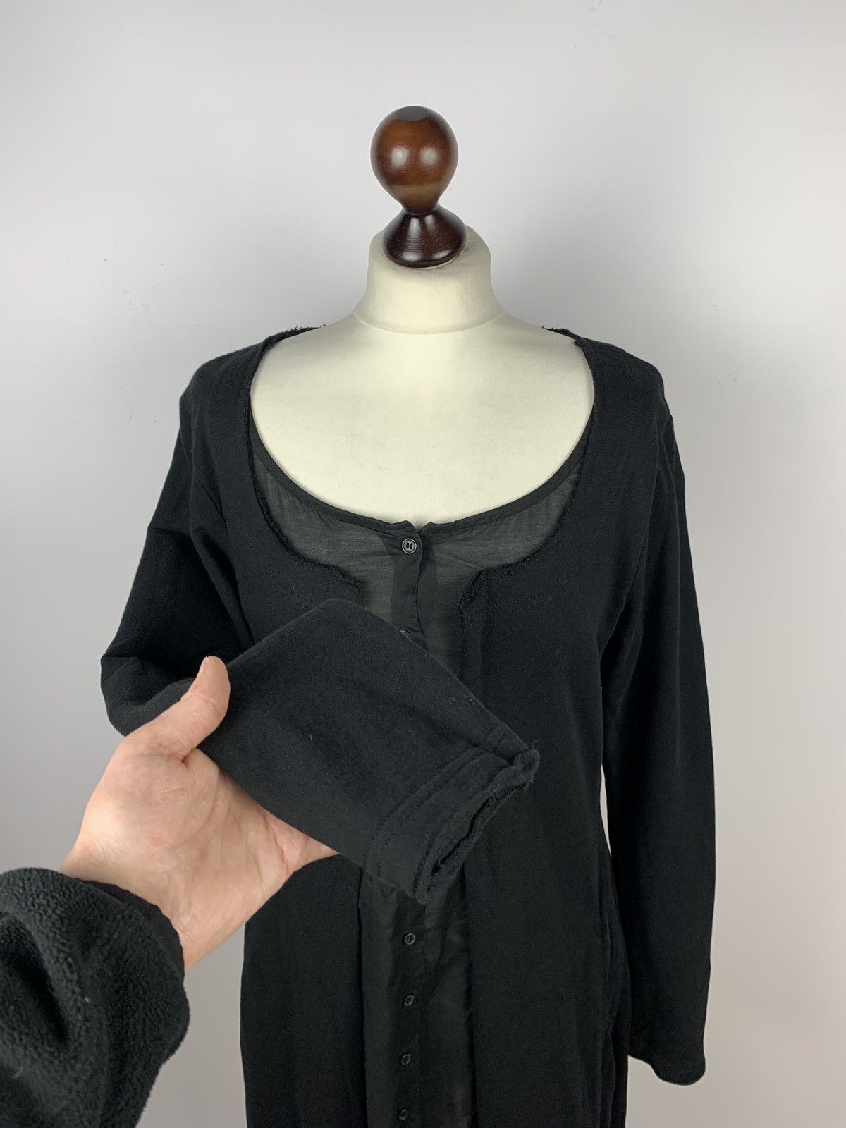 Rundholz Rundholz Black Label Shirt Buttons Dress Avant Garde Top Size M / US 6-8 / IT 42-44 - 4 Thumbnail