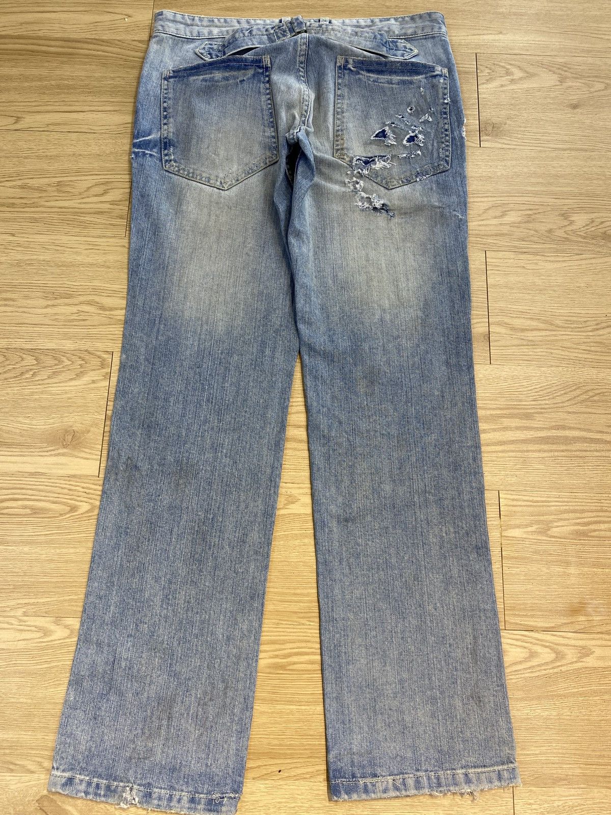 Ralph Lauren Ralph Lauren Bush Pants Distress Denim Size US 31 - 3 Thumbnail