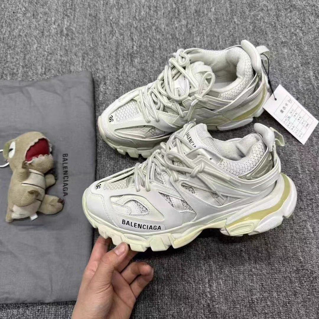 Balenciaga Balenciaga Track Mint White 36 Size US 5 / IT 35 - 2 Thumbnail