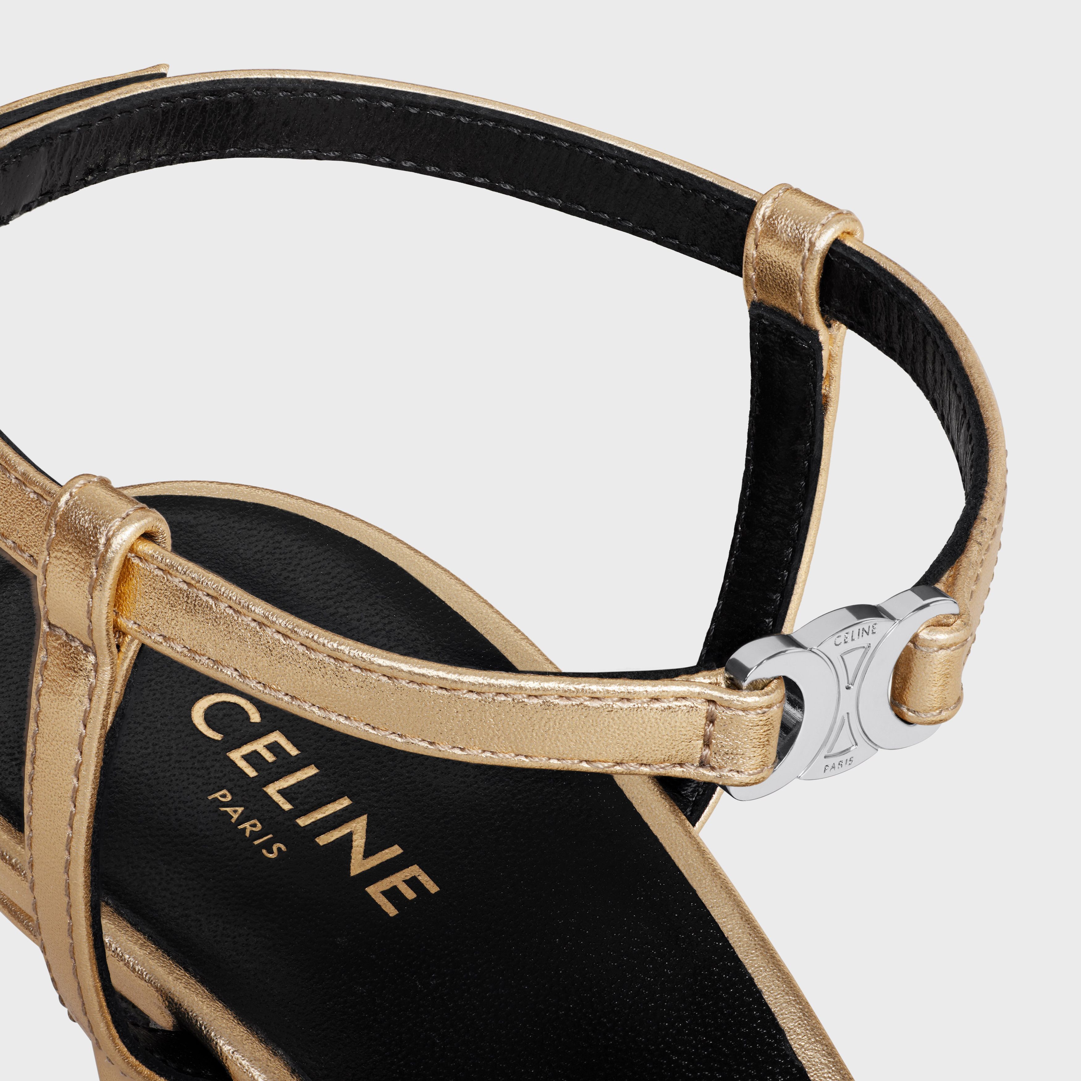 Celine o1bcso1str0625 355063901C Sandals in Gold Size US 6 / IT 36 - 3 Thumbnail