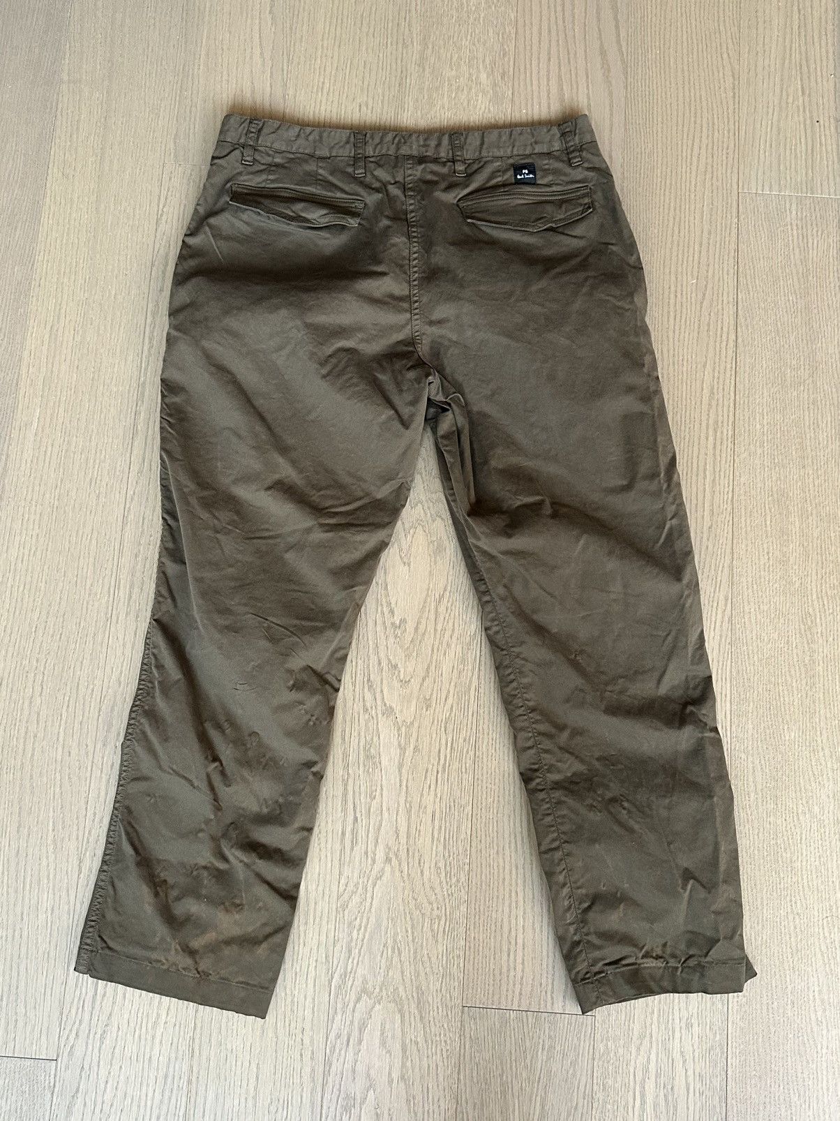 Paul Smith Army Green/Brown Trousers Size US 32 / EU 48 - 2 Thumbnail