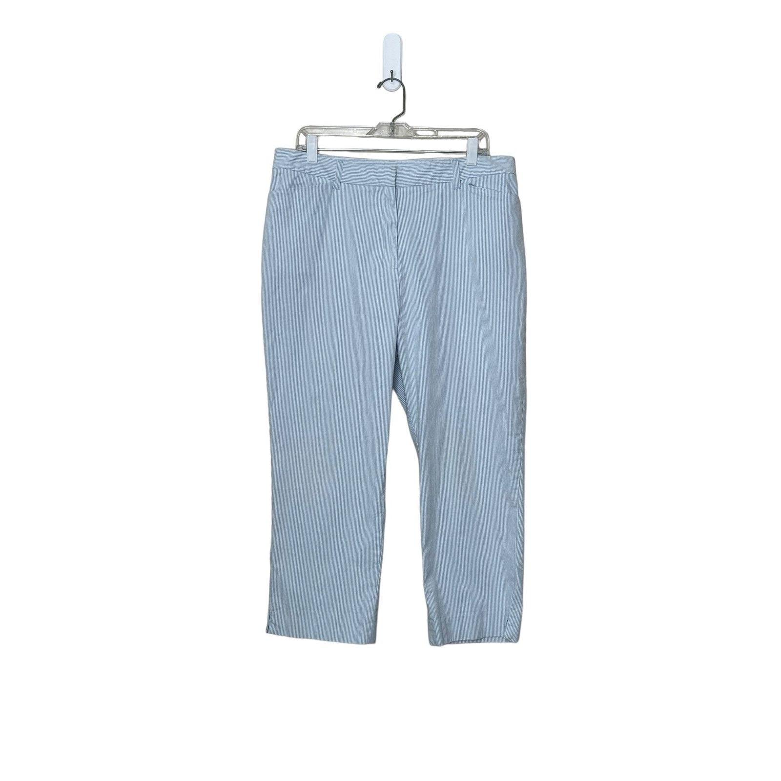 Jones New York Jones New York pinstripes cropped casual pants size 16 Size 35" - 8 Thumbnail