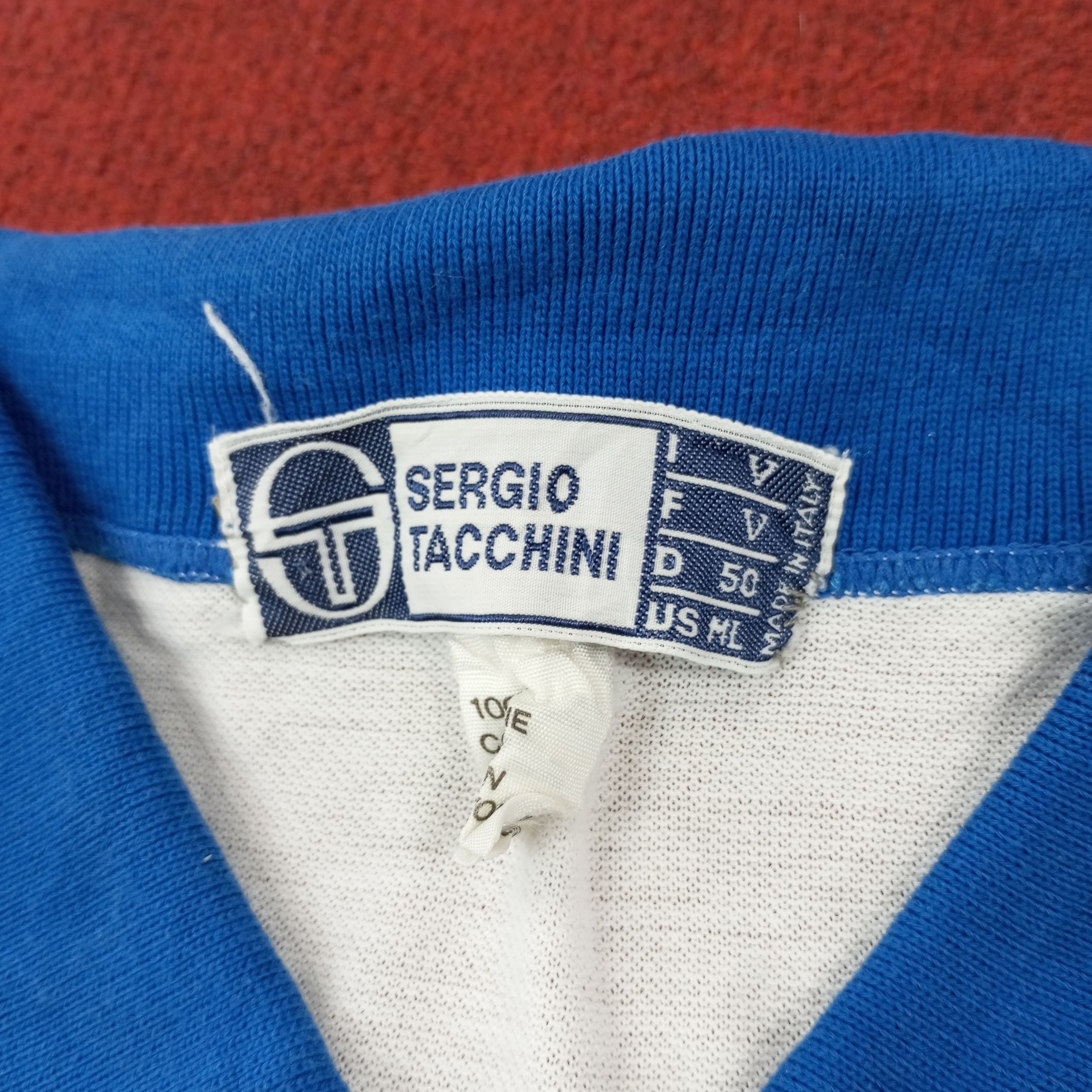 Sergio Tacchini × Vintage Sergio Tacchini Small Logo Casual Style Polos c219n6 Size US M / EU 48-50 / 2 - 3 Thumbnail