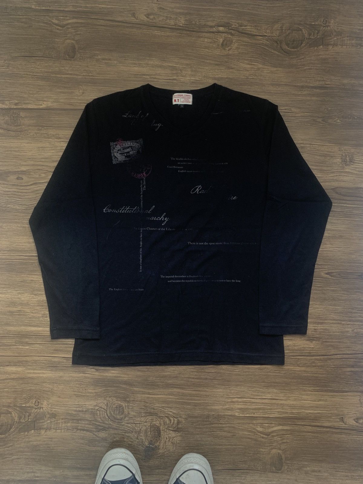 Japanese Brand 2000s japanese archive a.v.v homme y2k longsleeve tee Size US XL / EU 56 / 4 - 1 Thumbnail