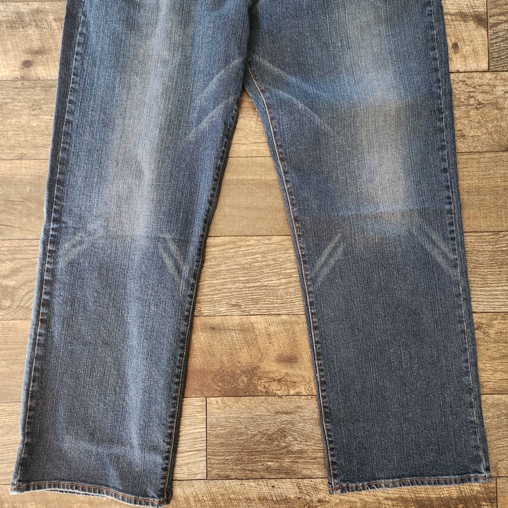 Lucky Brand VINTAGE Lucky Brand Jeans Denim 36x31 Regular Straight Embroidered Pocket Zip Men Blue 361 Vintage Straight Usa Logo USA Mens Size US 36 / EU 52 - 6 Thumbnail