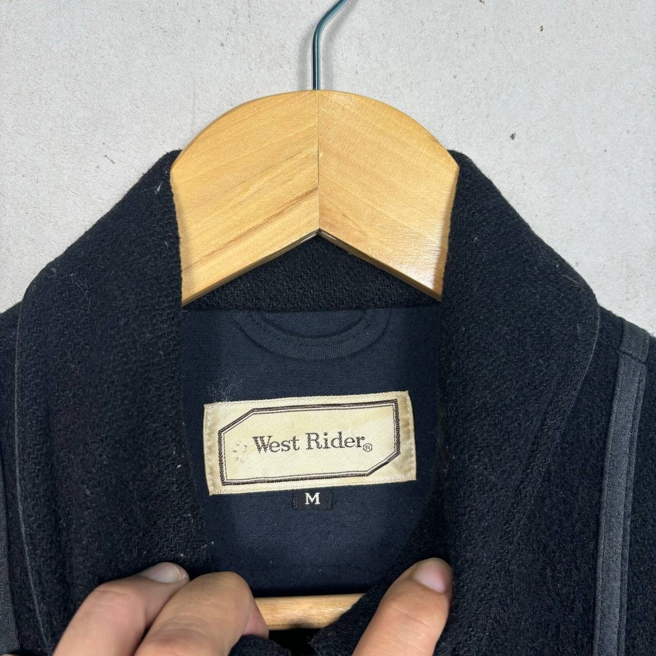 WEST RIDE Vintage West Rider Black Wool Blend Jacket Size US M / EU 48-50 / 2 - 6 Thumbnail