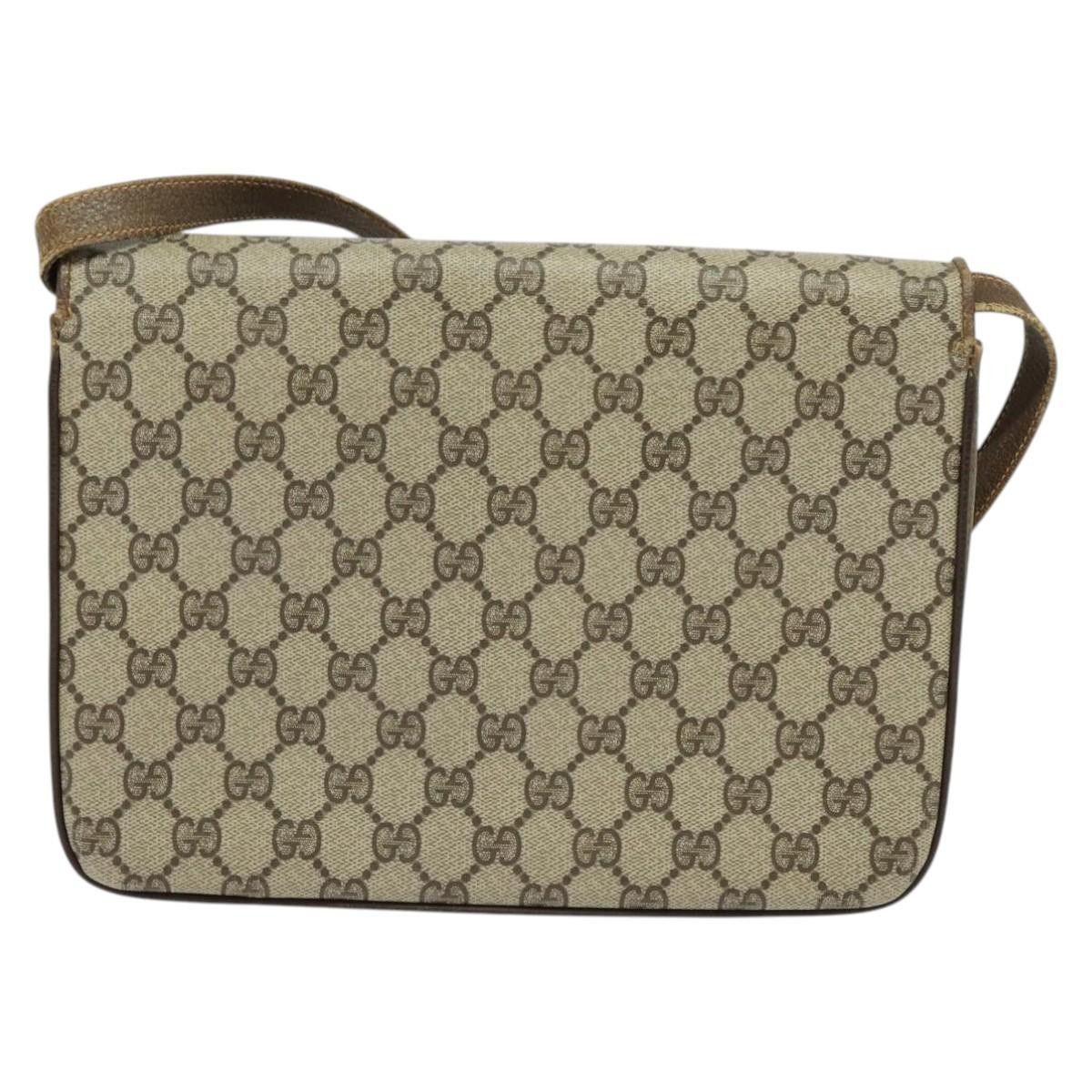 Gucci GUCCI GG Supreme Shoulder Bag Pvc Beige Gold Size ONE SIZE - 3 Thumbnail