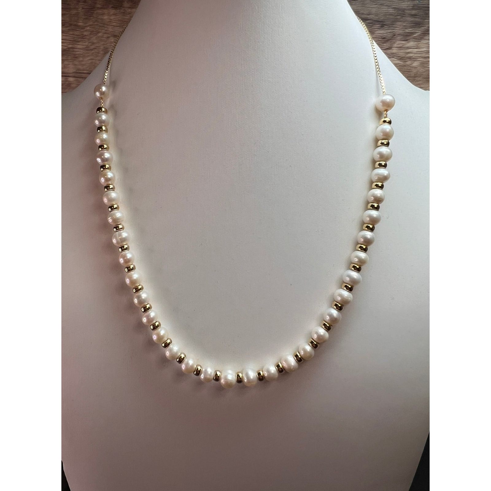 Other Cultured pearl and gold over 925 bolo necklace Size ONE SIZE - 2 Thumbnail