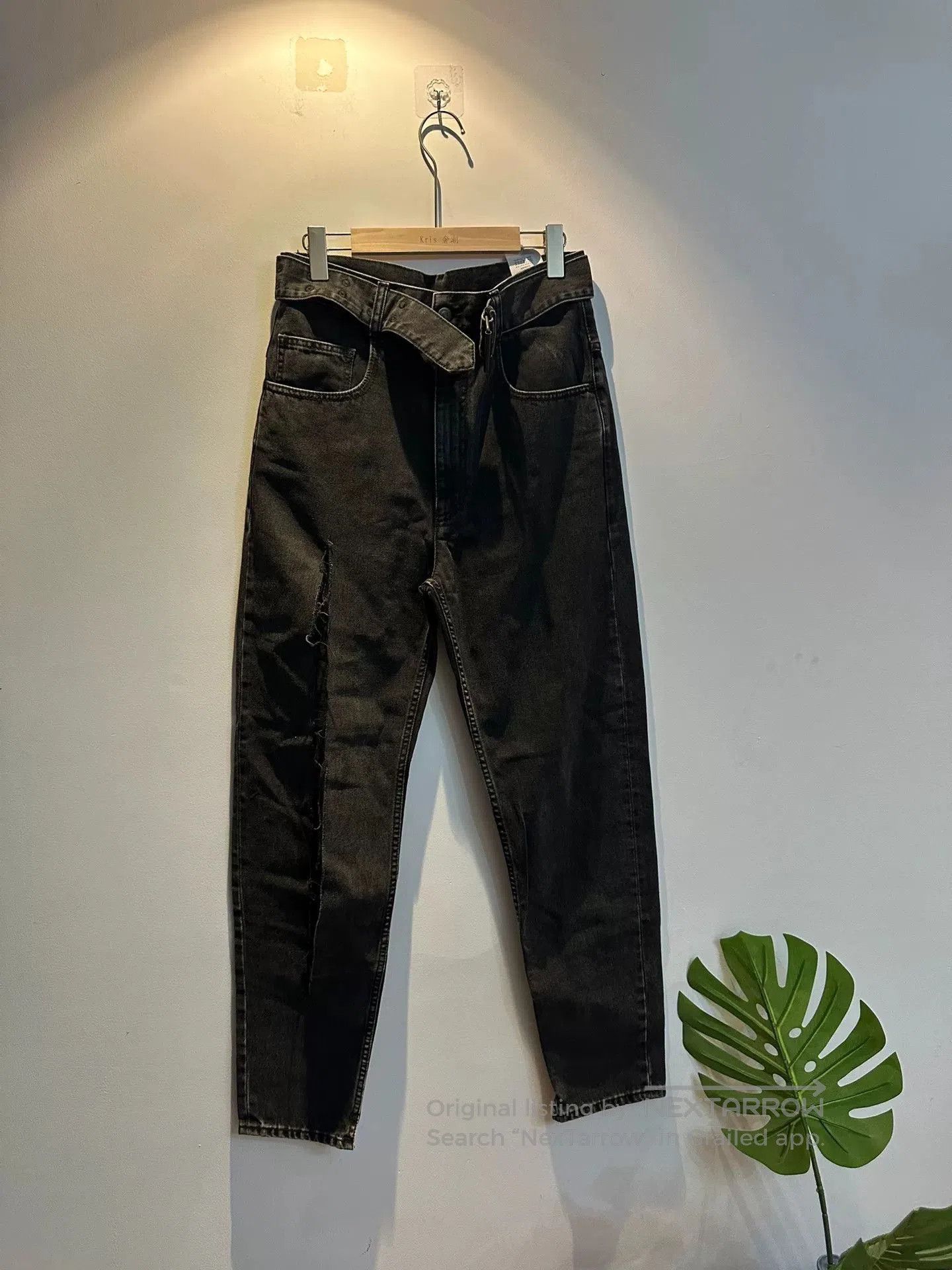 Maison Margiela Maison Margiela Distressed Denim Trousers. Size US 40 / EU 56 - 1 Thumbnail