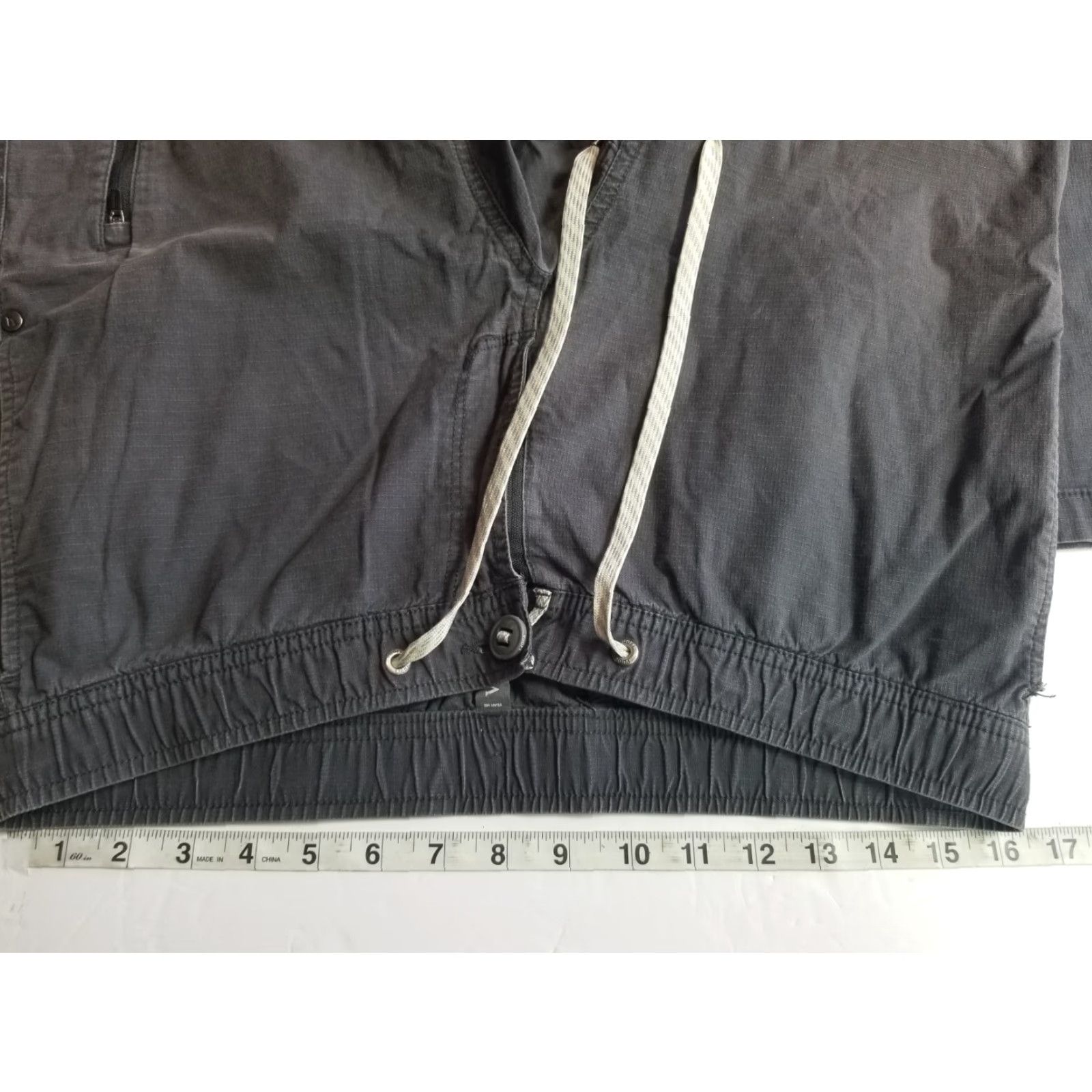 Vuori Vuori Joggers Mens Large Gray Ripstop Climbers Casual Drawstring Stretch See Pic Size ONE SIZE - 3 Thumbnail