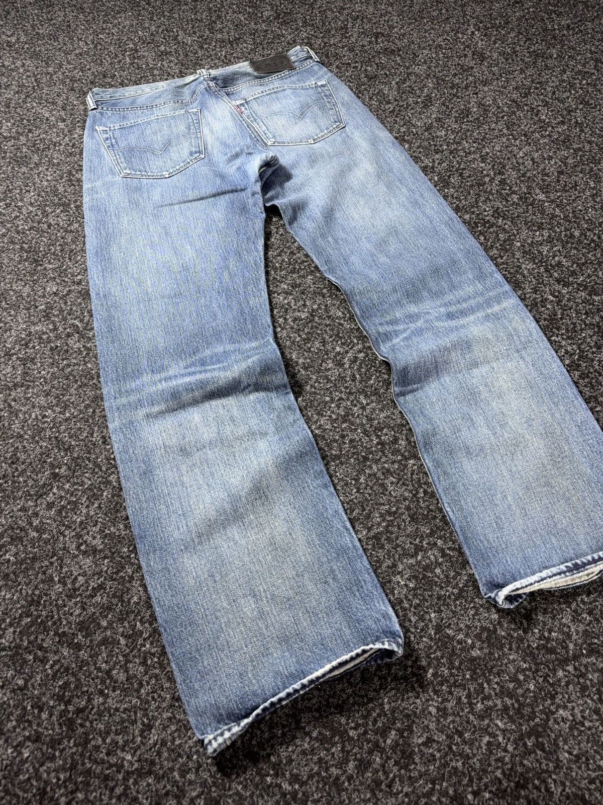 Levi's Levi’s 501 Straight Fit Western USA Cowboy Vibe Denim Jeans Size US 30 / EU 46 - 13 Thumbnail