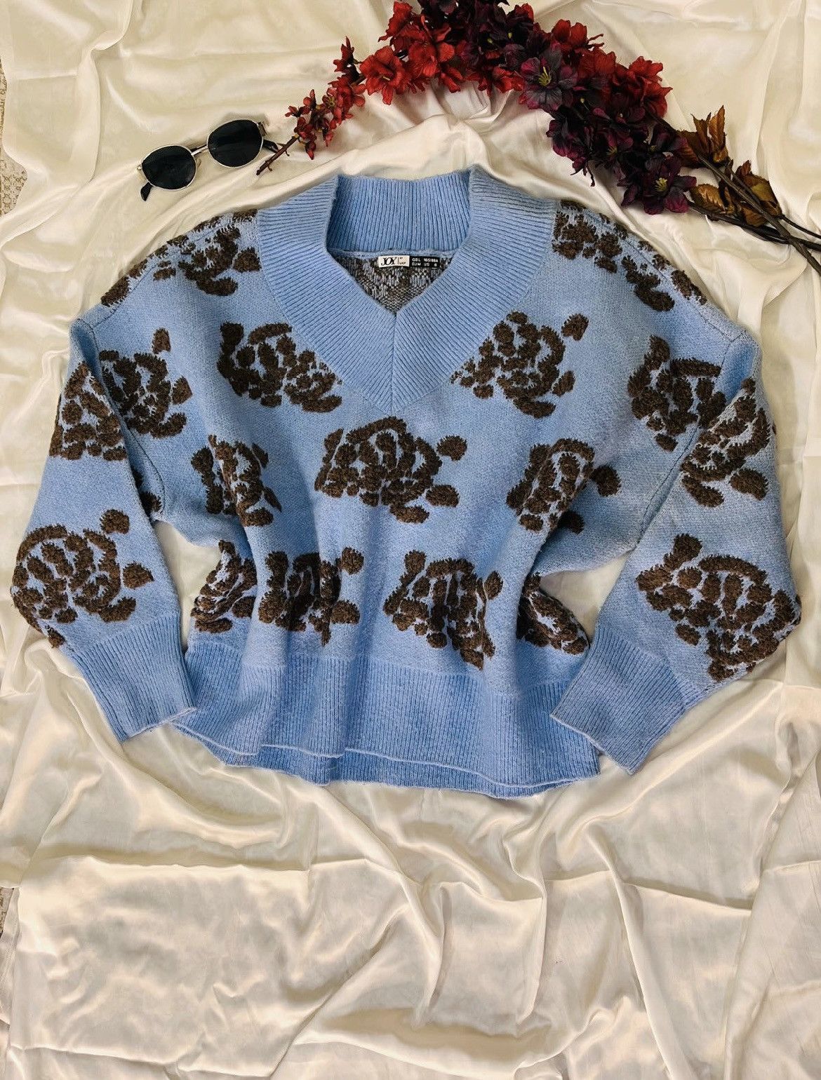 Other Blue animal print sweater Size XXL / US 16-18 / IT 52-54 - 1 Thumbnail