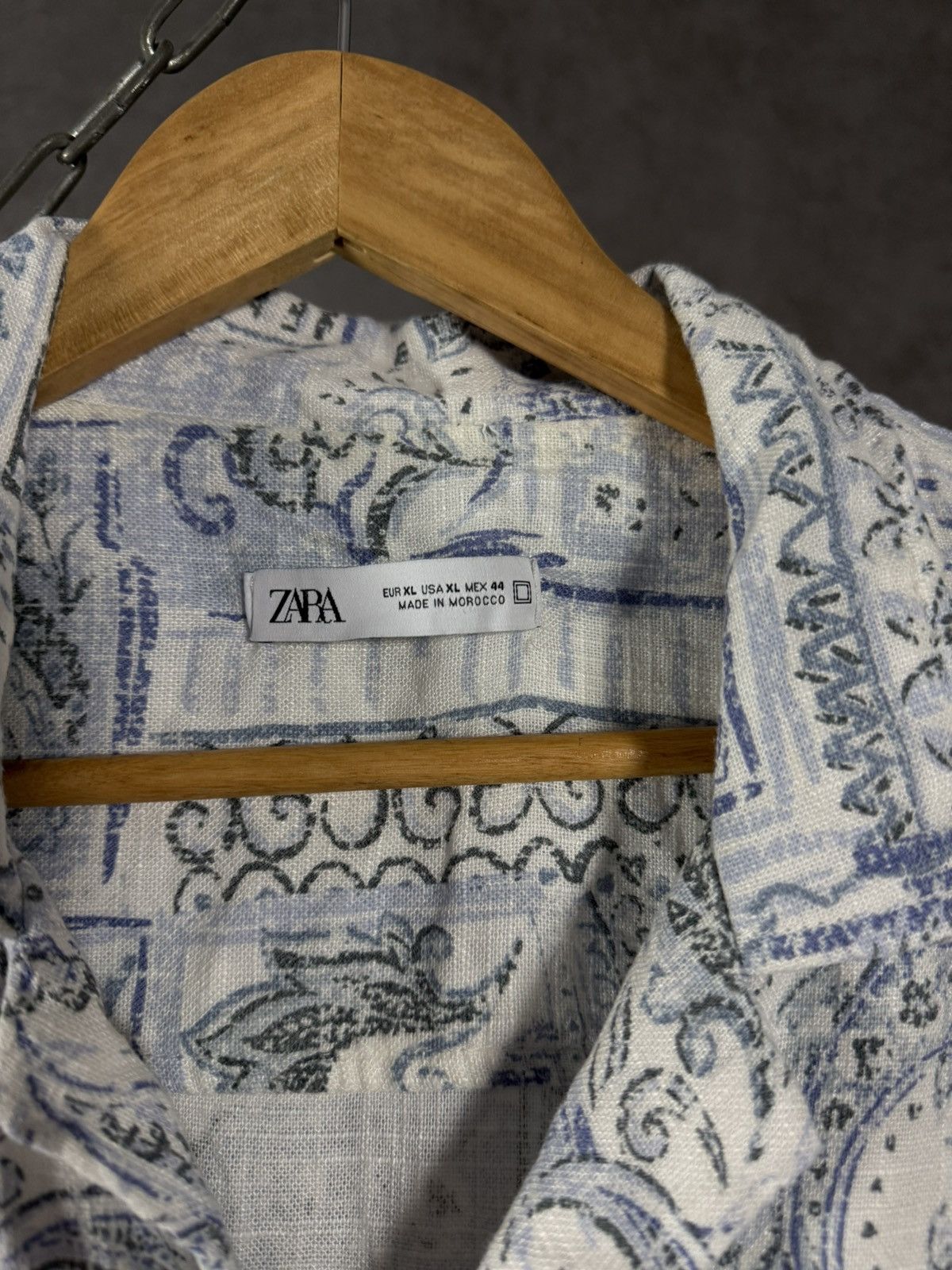 Zara Zara Man art crazy hawaiian designer shirt Size US XL / EU 56 / 4 - 4 Thumbnail