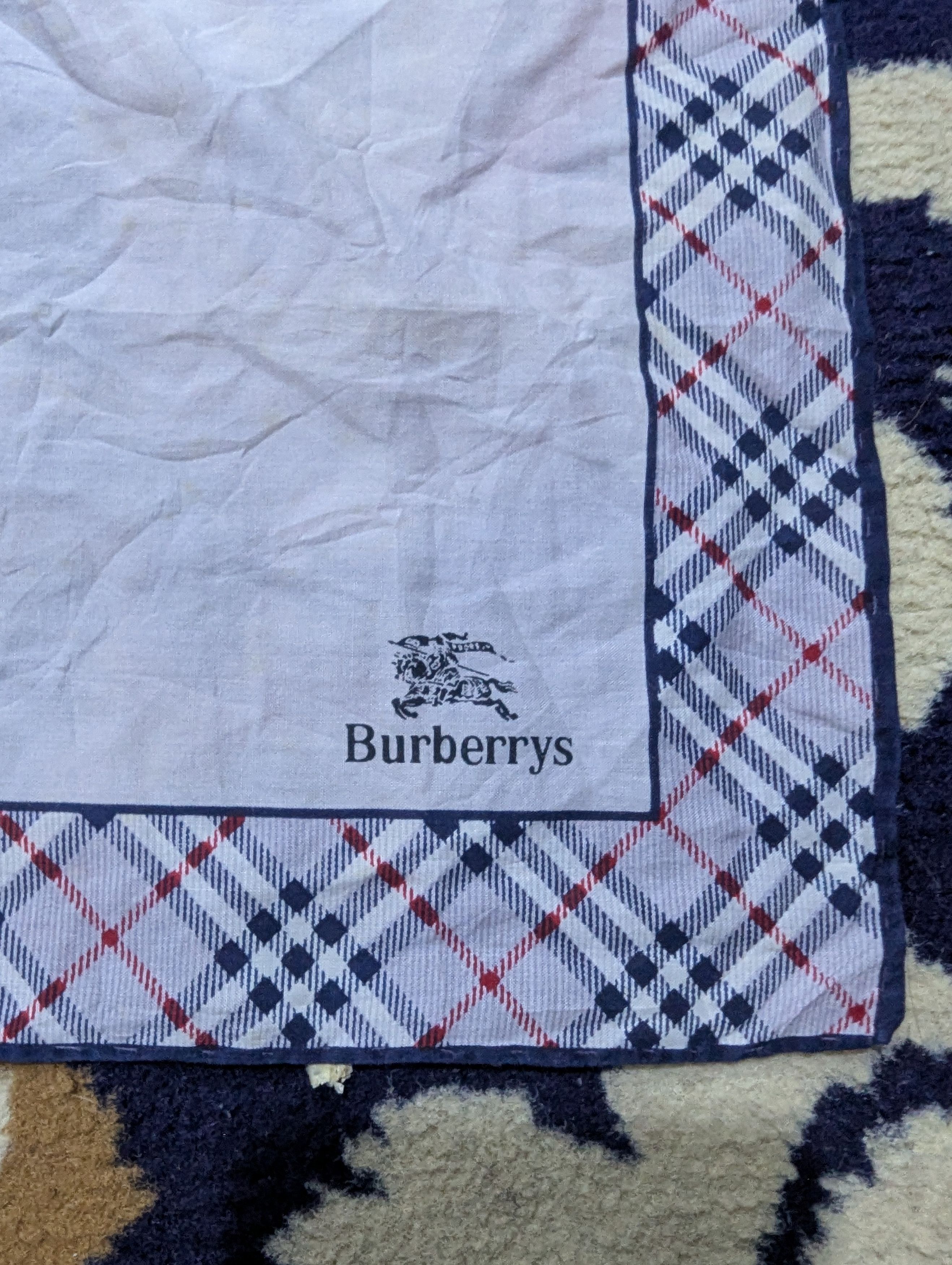 Burberry × Vintage Burberry scarf Size ONE SIZE - 2 Thumbnail