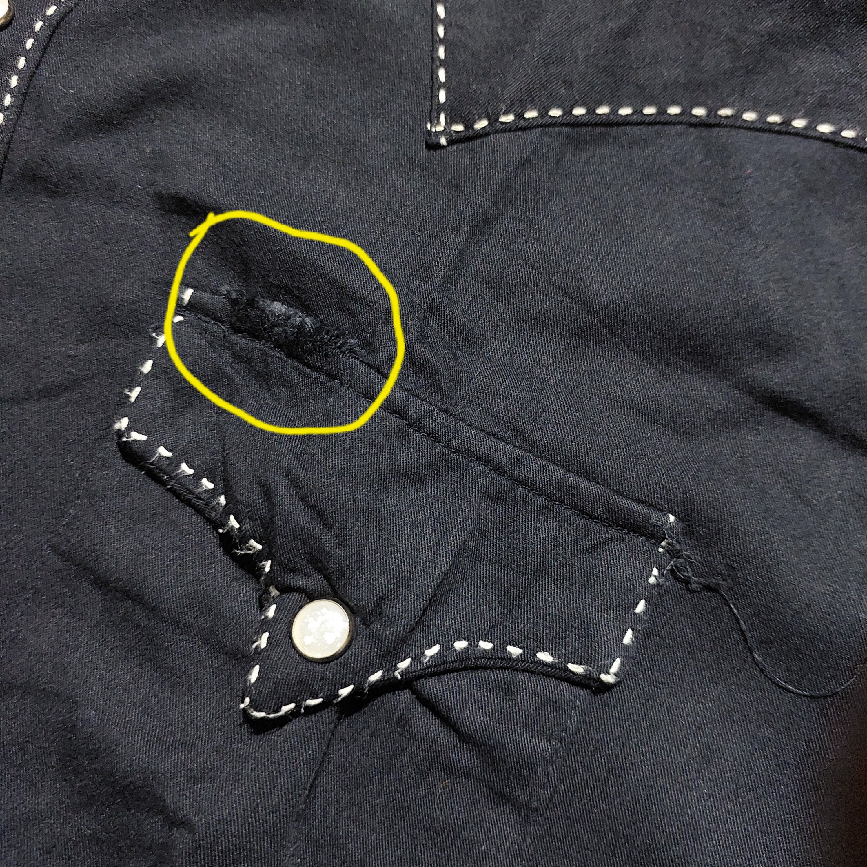 Sugar Cane Sugar Cane pearl buttons Black Western shirt Size US L / EU 52-54 / 3 - 8 Thumbnail