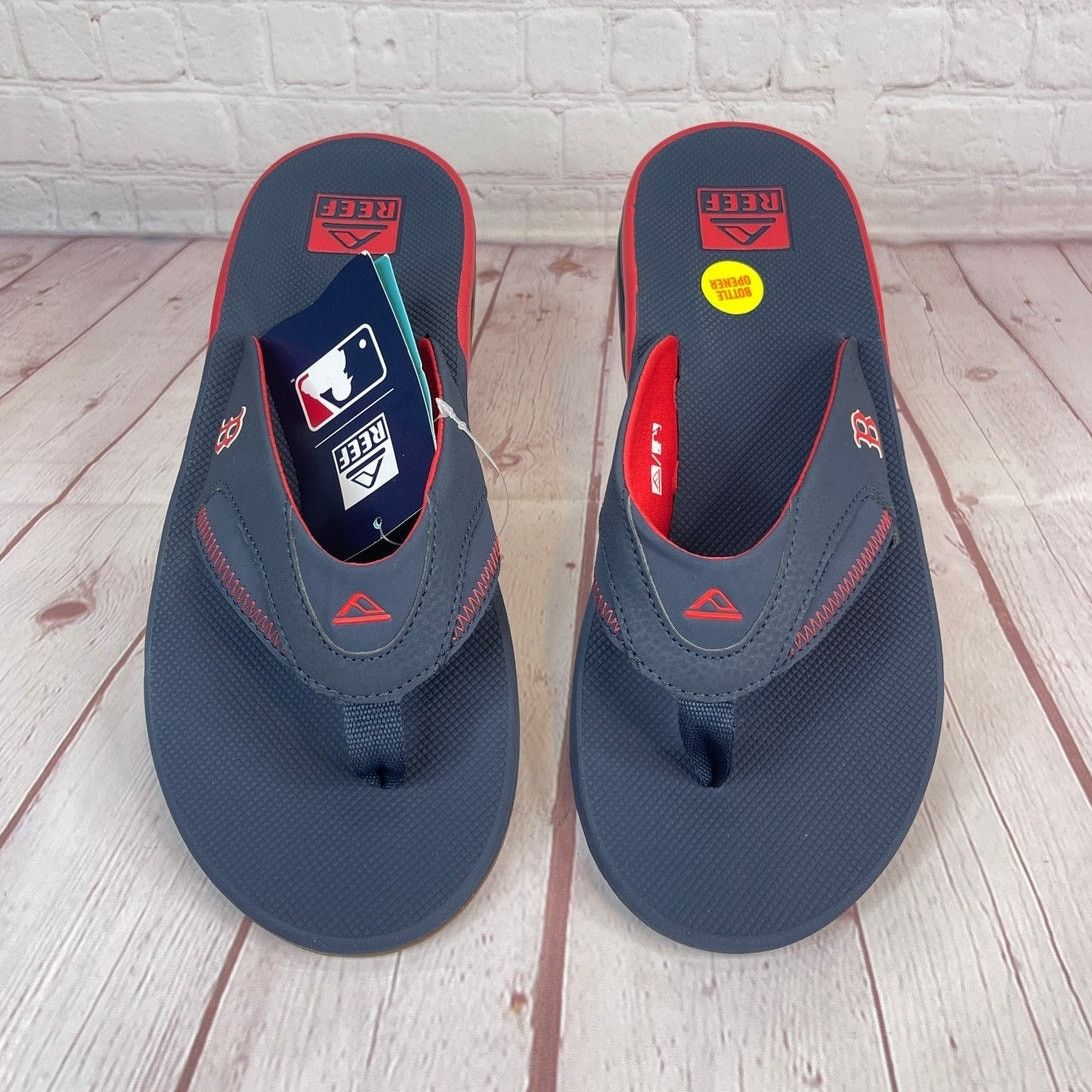 REEF Reef Fanning x MLB Boston Red Sox Sandals Mens Sz 13 Size US 13 / EU 46 - 7 Thumbnail