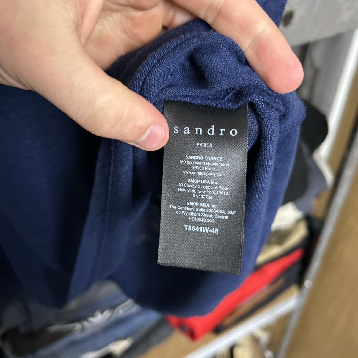 Sandro Luxury Sandro Basic Linen designer streetwear tee size M Size US M / EU 48-50 / 2 - 6 Thumbnail