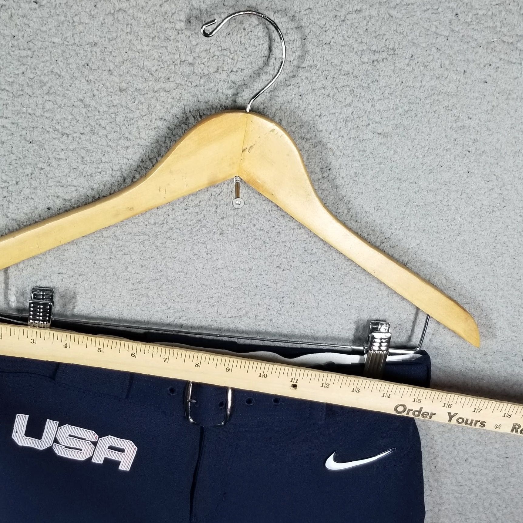 Nike VINTAGE Nike USA Olympics 2012 Baseball Pants Men Medium Blue Activewear Sports Size US 31 - 2 Thumbnail