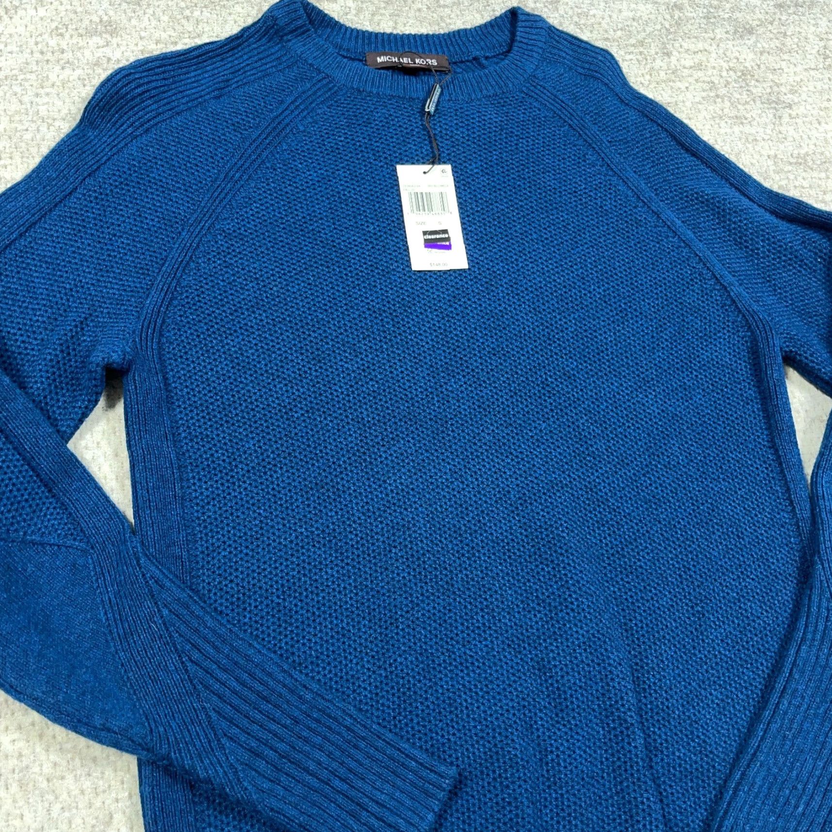 Michael Kors Michael Kors Sweater Men S Blue Crew Neck Pullover Knit Wool Nylon Cotton Logo 90s Classic Preppy Indoor Outdoor All Seasons Regular Size US S / EU 44-46 / 1 - 7 Thumbnail