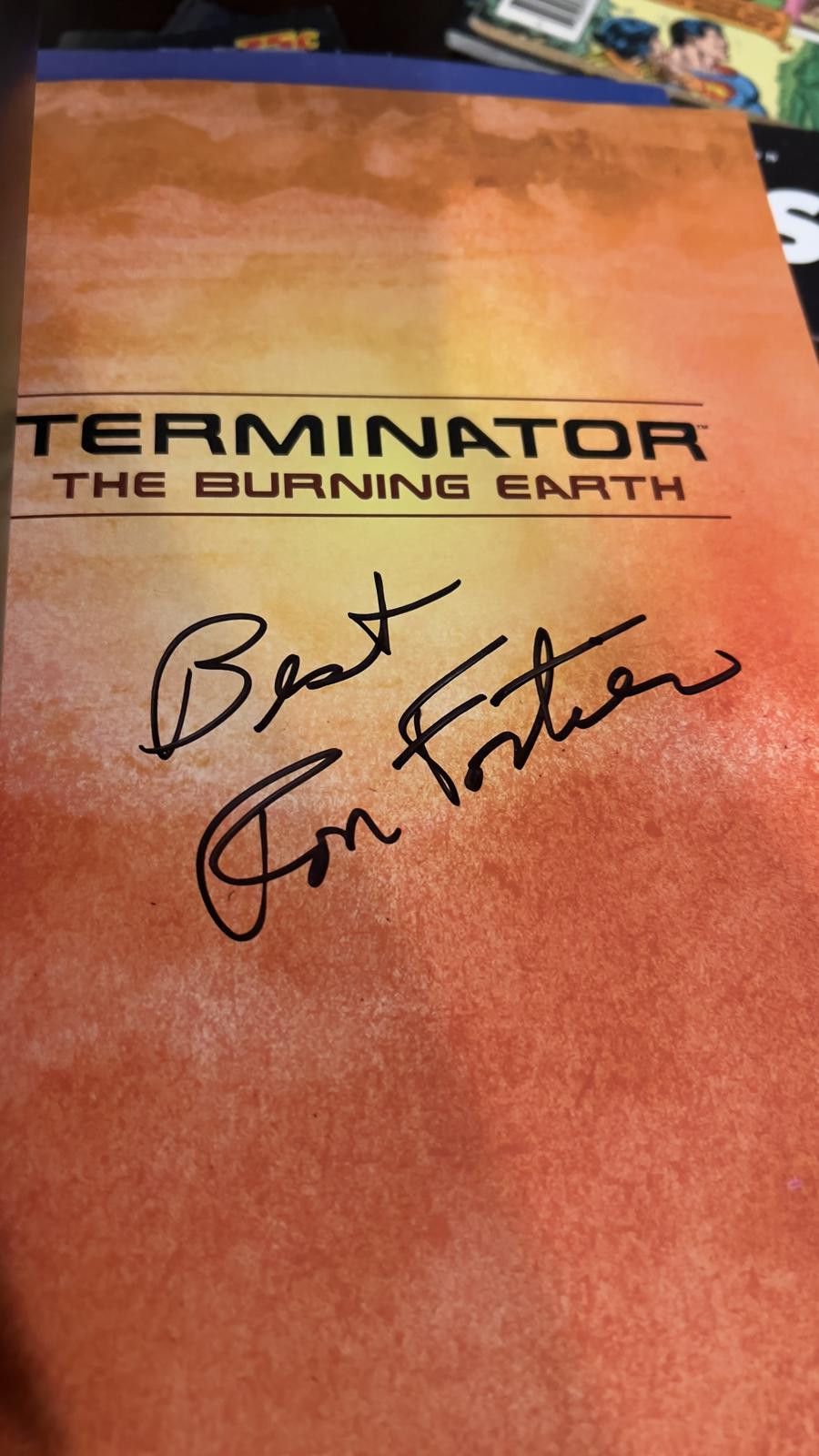 Other Terminator: The Burning Earth (Signed) - Graphic Novel Size ONE SIZE - 3 Thumbnail