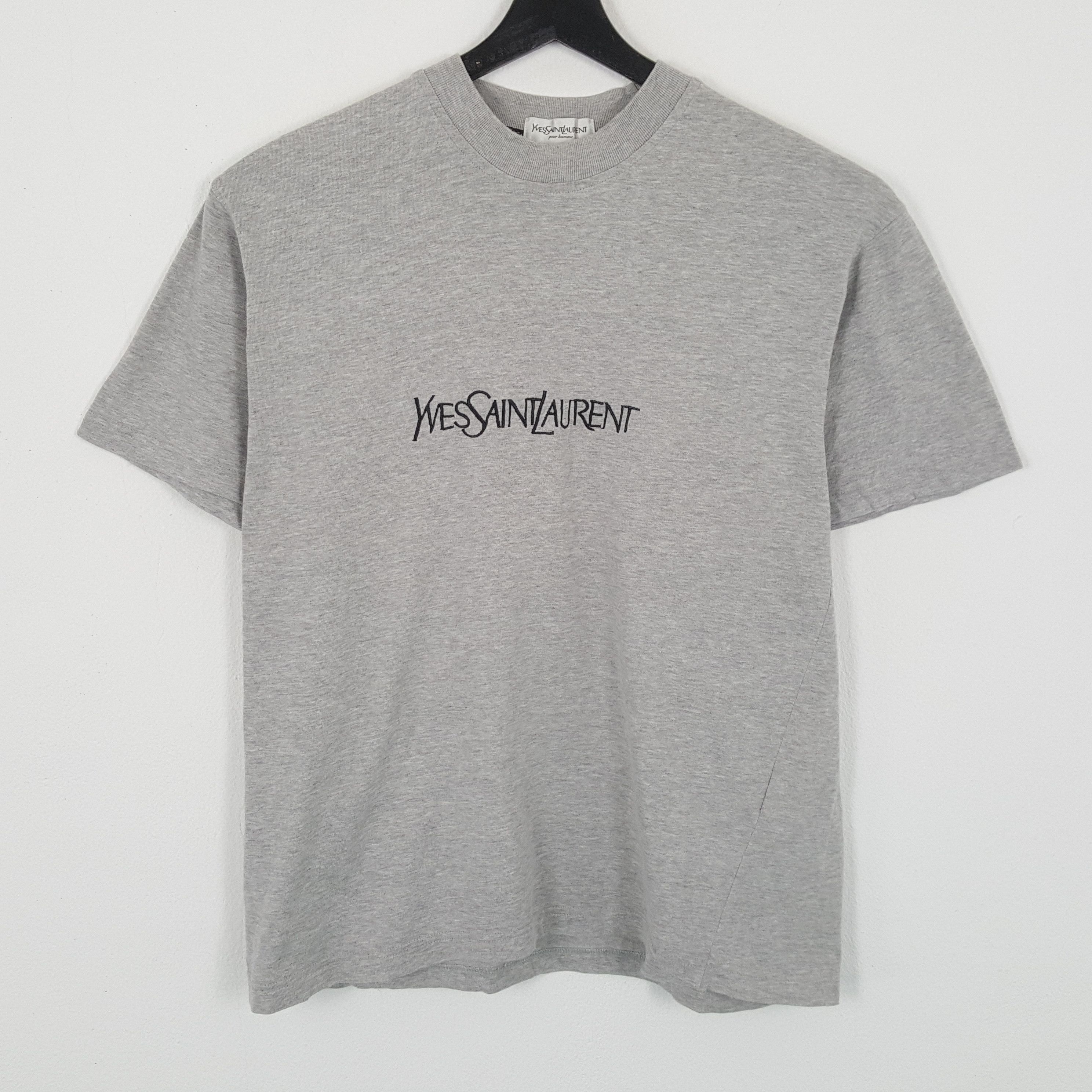 YVES SAINT LAURENT Center Spell Out Design Tshirt