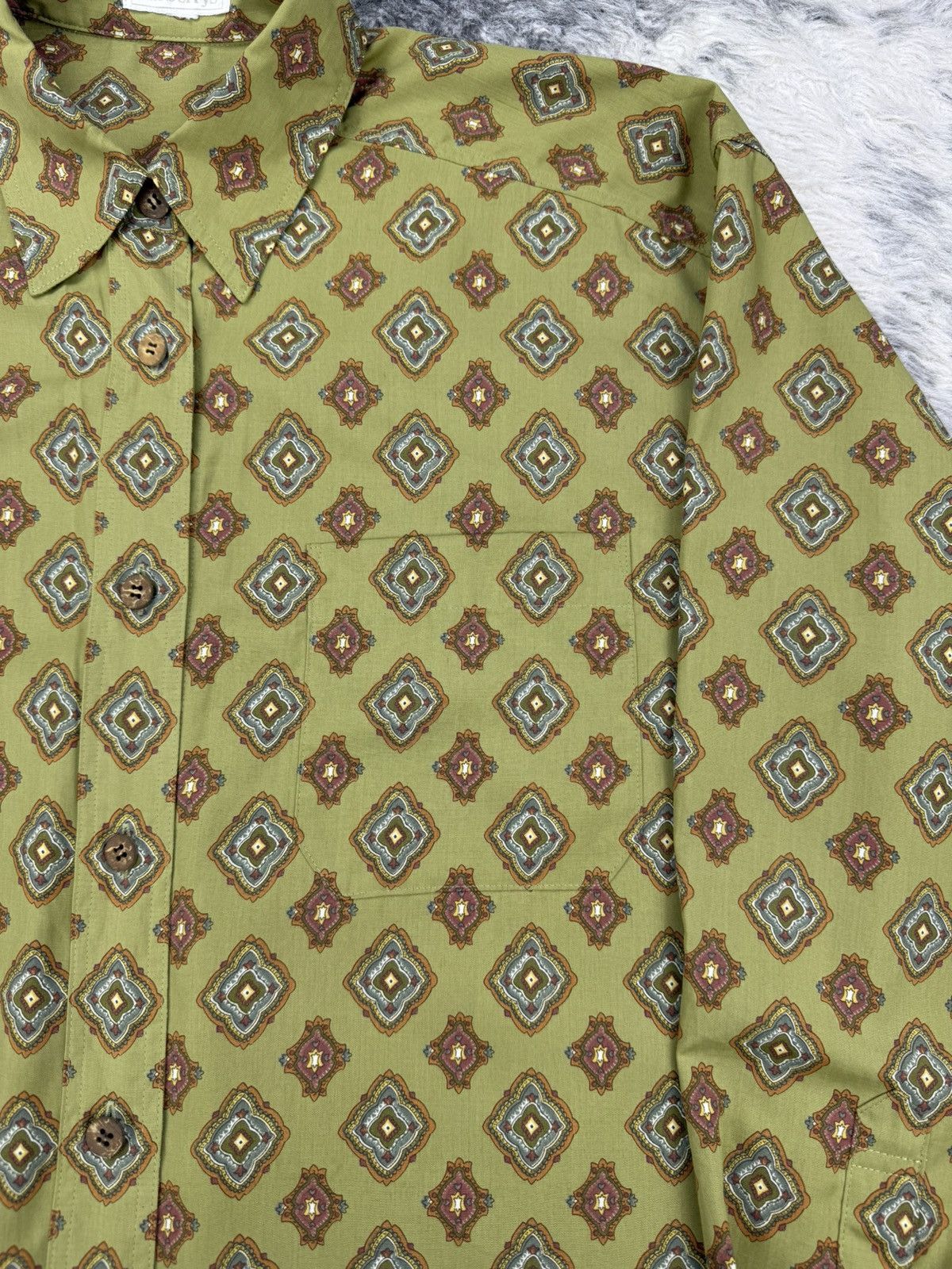 Burberry Vintage Baggy 80s BURBERRYS Classic Pattern Button Ups Size XL / US 12-14 / IT 48-50 - 3 Thumbnail