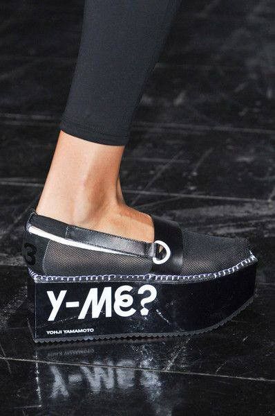 Yohji Yamamoto Y-3 Yohji Yamamoto x Adidas S/S14 Mesh Platform Shoes Size US 8 / IT 38 - 2 Thumbnail