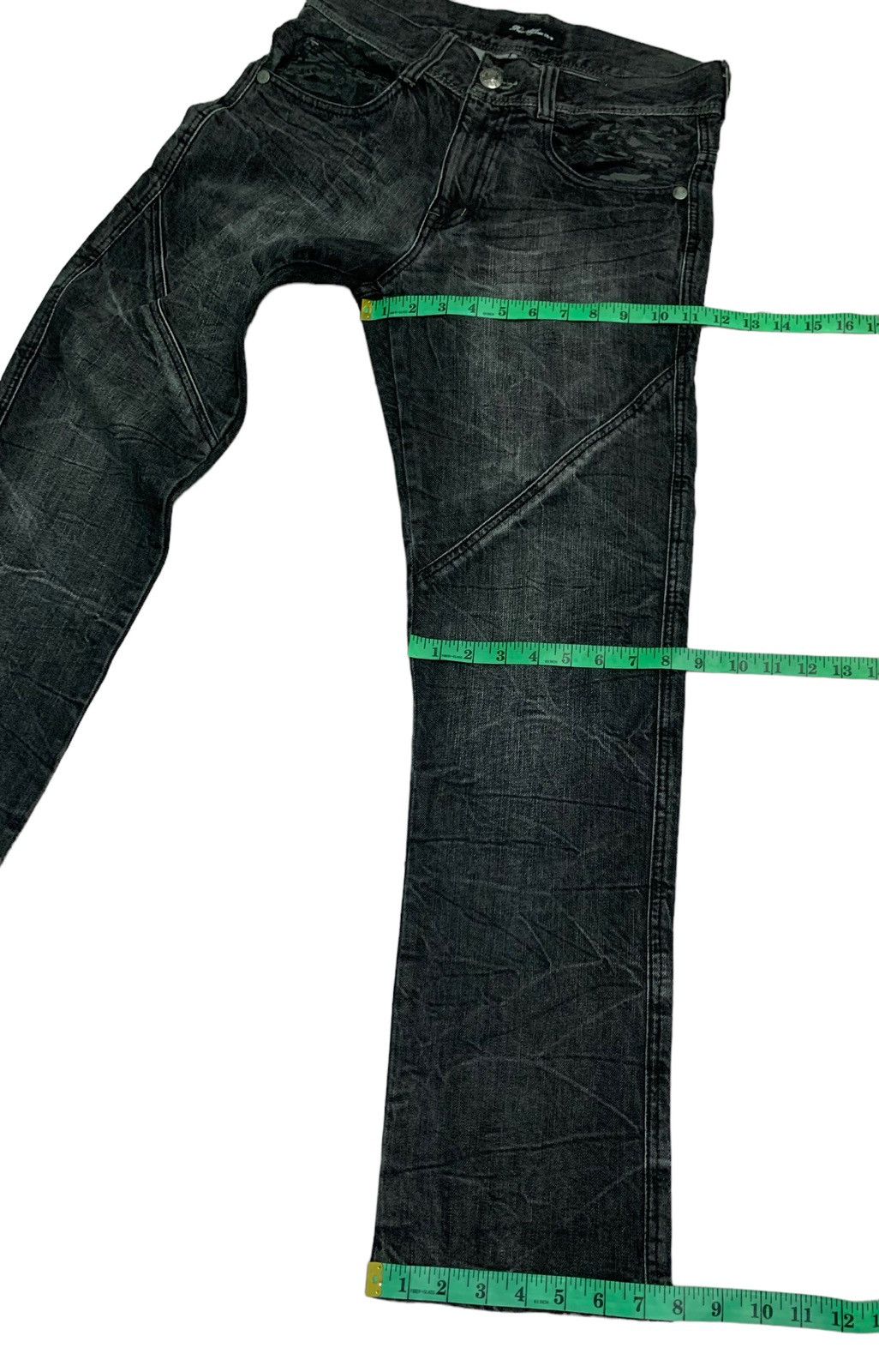 Japanese Brand 🔥Rare Japanese Brand RootThree Style Acid Wash Distressed Size US 32 / EU 48 - 13 Thumbnail