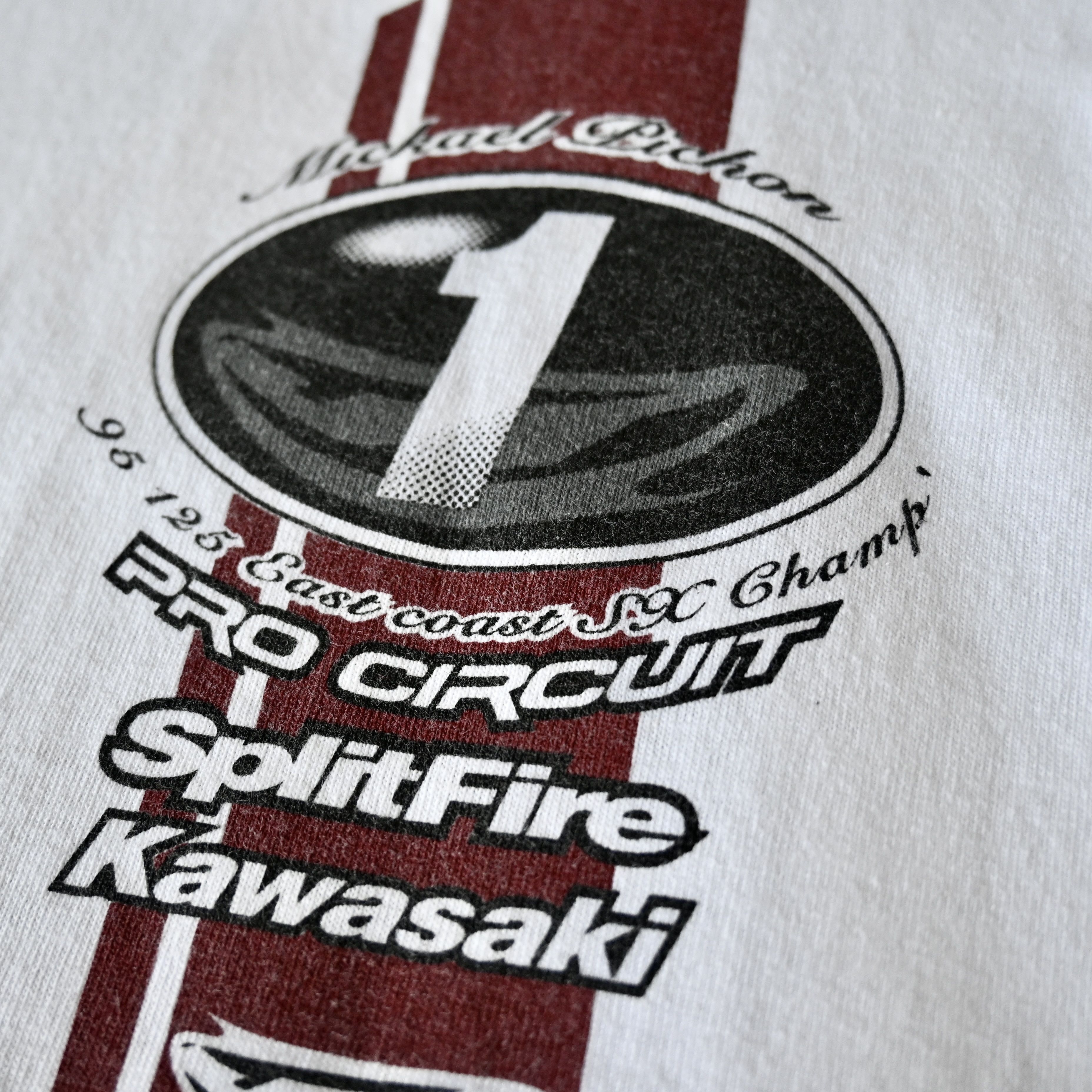 Other Vintage 1995 Michael PICHON East Coast champ racing t-shirt Size US L / EU 52-54 / 3 - 11 Thumbnail