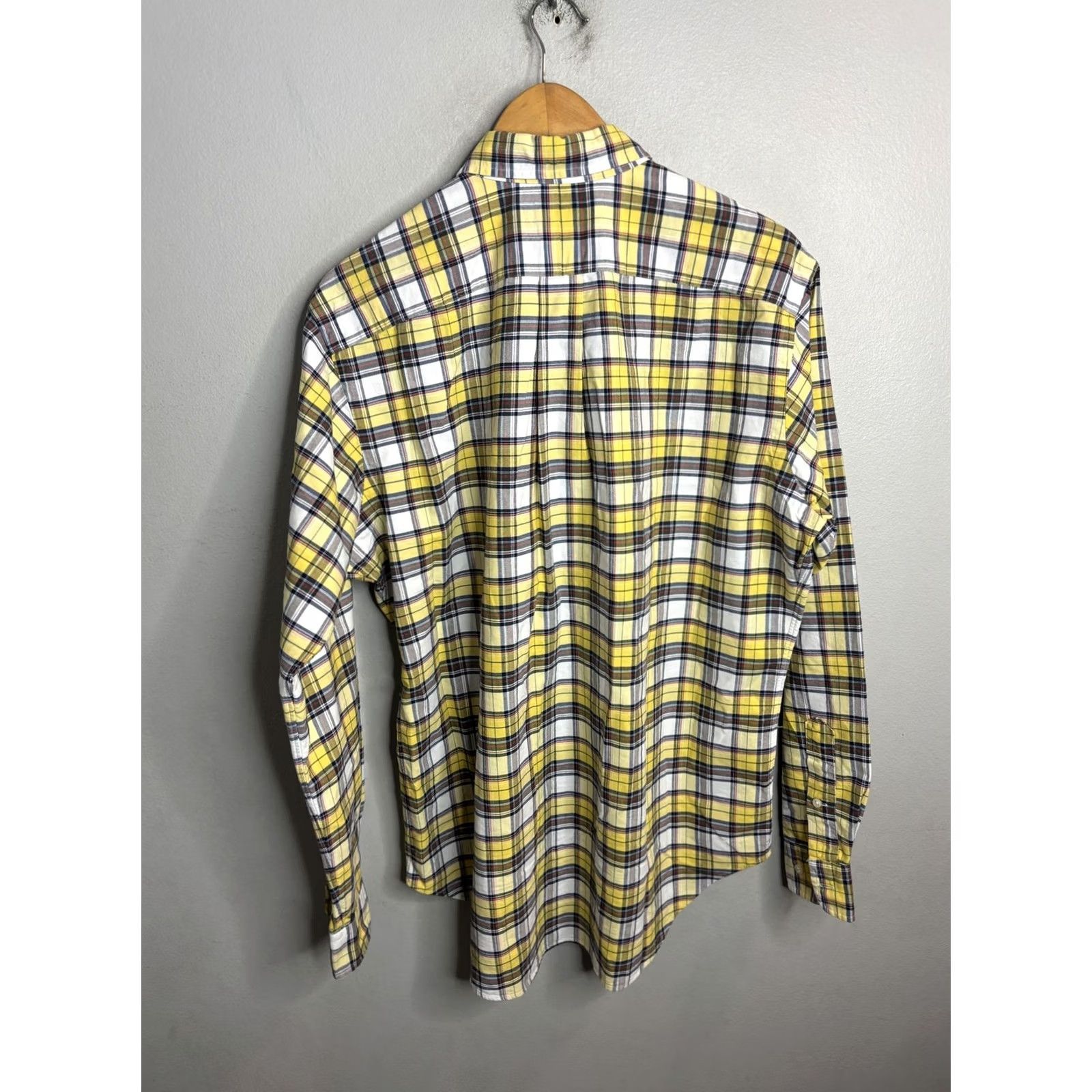 Ralph Lauren Ralph Lauren Shirt Mens Large Yellow Plaid Classic Fit Long Sleeve Size US L / EU 52-54 / 3 - 6 Thumbnail