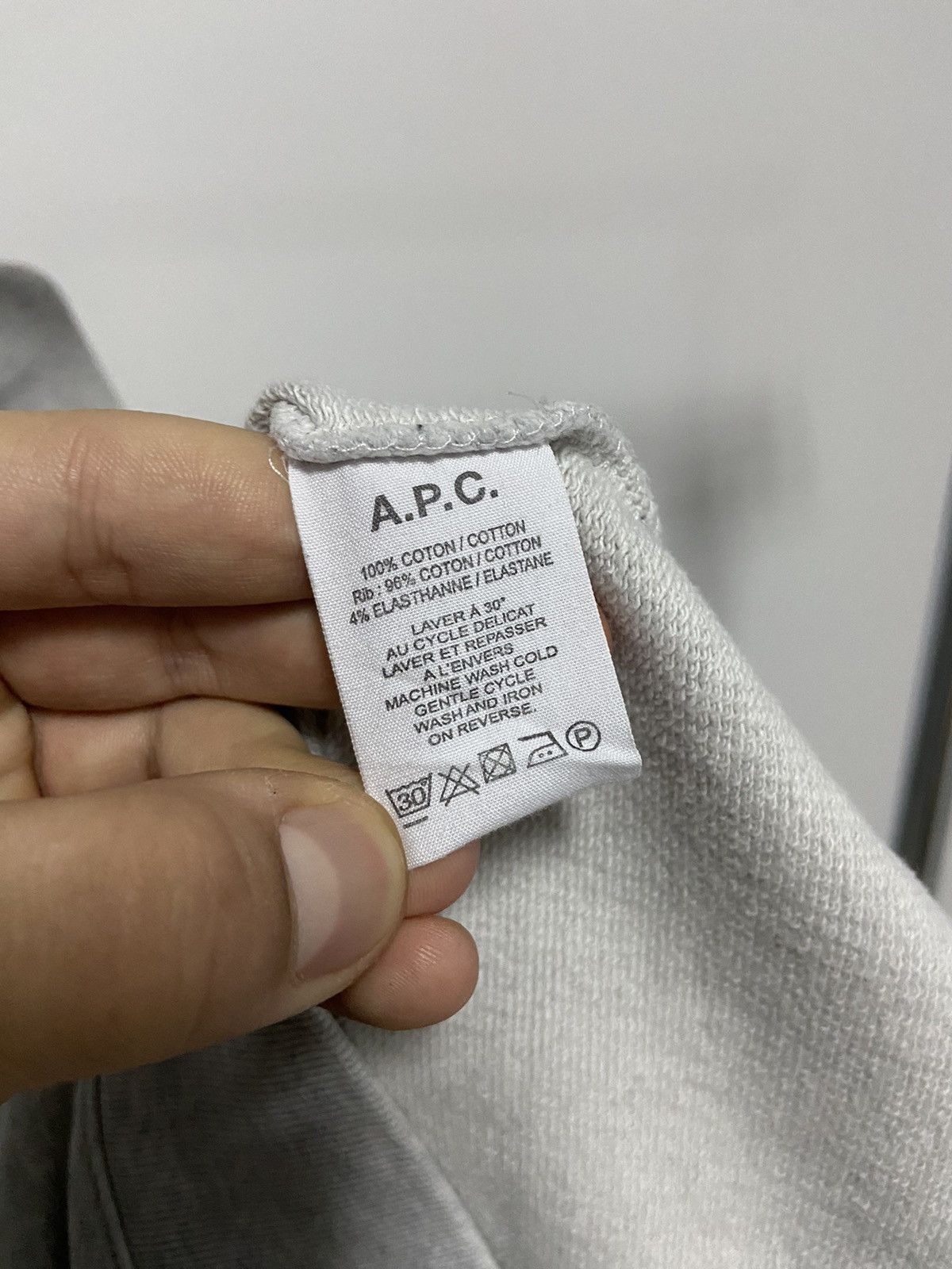 A.P.C. × Vintage APC Rue Madame Paris Big Logo Vintage Sweatshirt Size US L / EU 52-54 / 3 - 5 Thumbnail