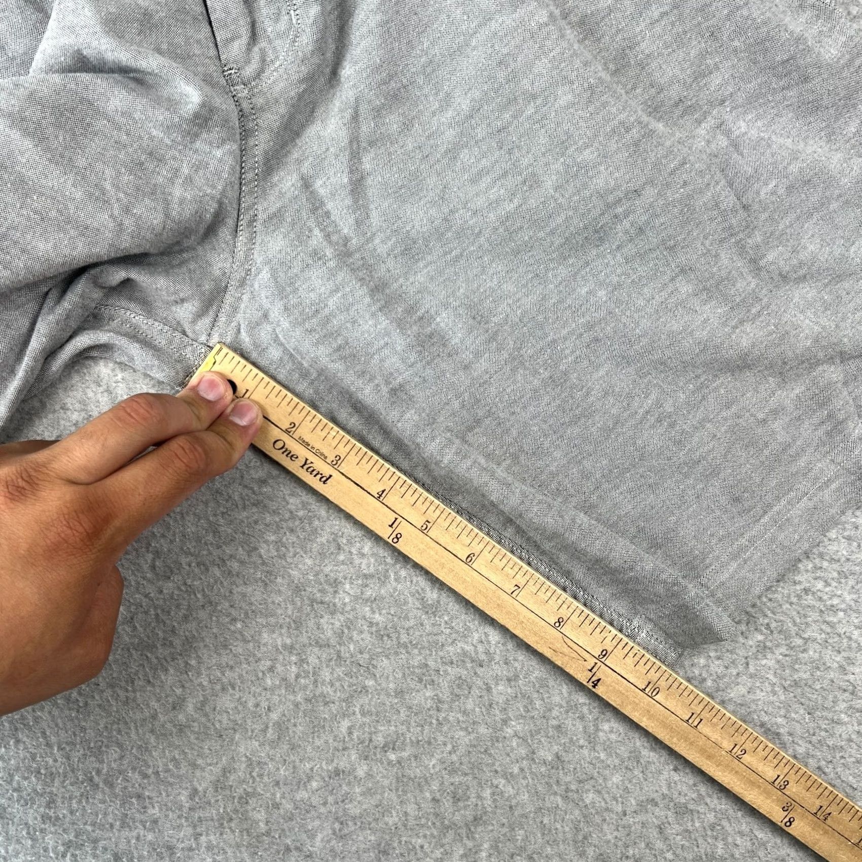 Lululemon Lululemon The Works Shorts Stretch Chino Mens 36x10 Grey Cotton Blend Chino Stretch Pockets Flat Front Regular Fit Casual Summer Spring Mens Size US 36 / EU 52 - 6 Thumbnail