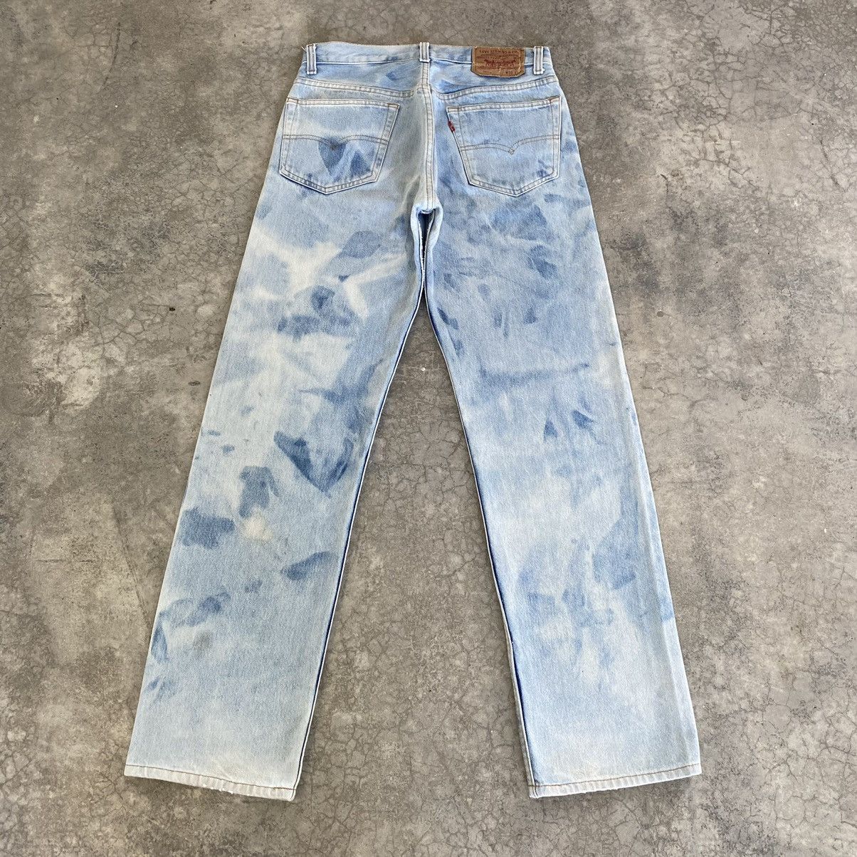 Levi's VTG Late 80’s Levis 501xx Acid Washed Blue Jeans Size US 28 / EU 44 - 14 Thumbnail