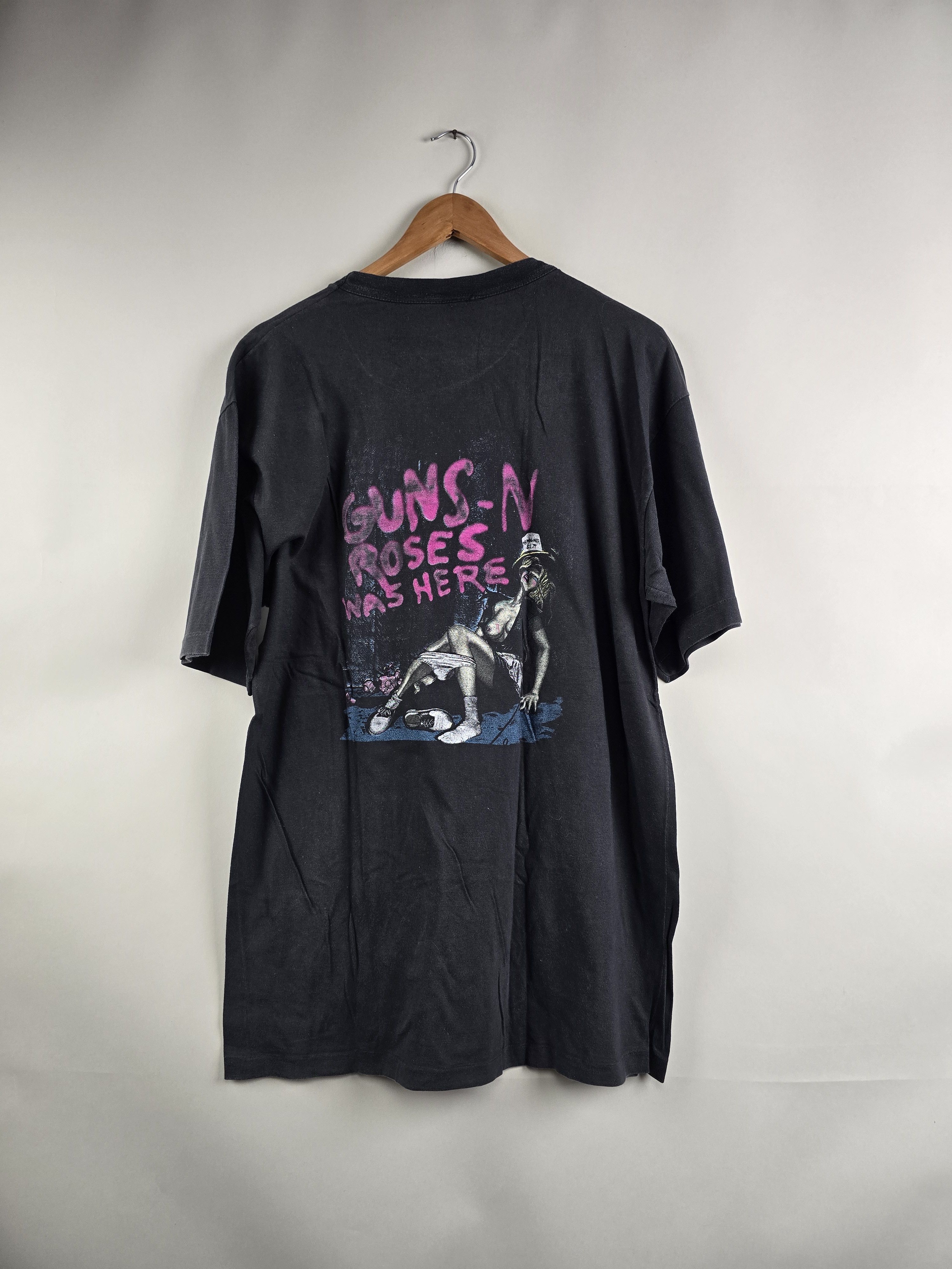 Band Tees × Guns N' Roses × Vintage 1987 Guns N Roses Was Here XL 22" 31.5" Size US XL / EU 56 / 4 - 9 Thumbnail