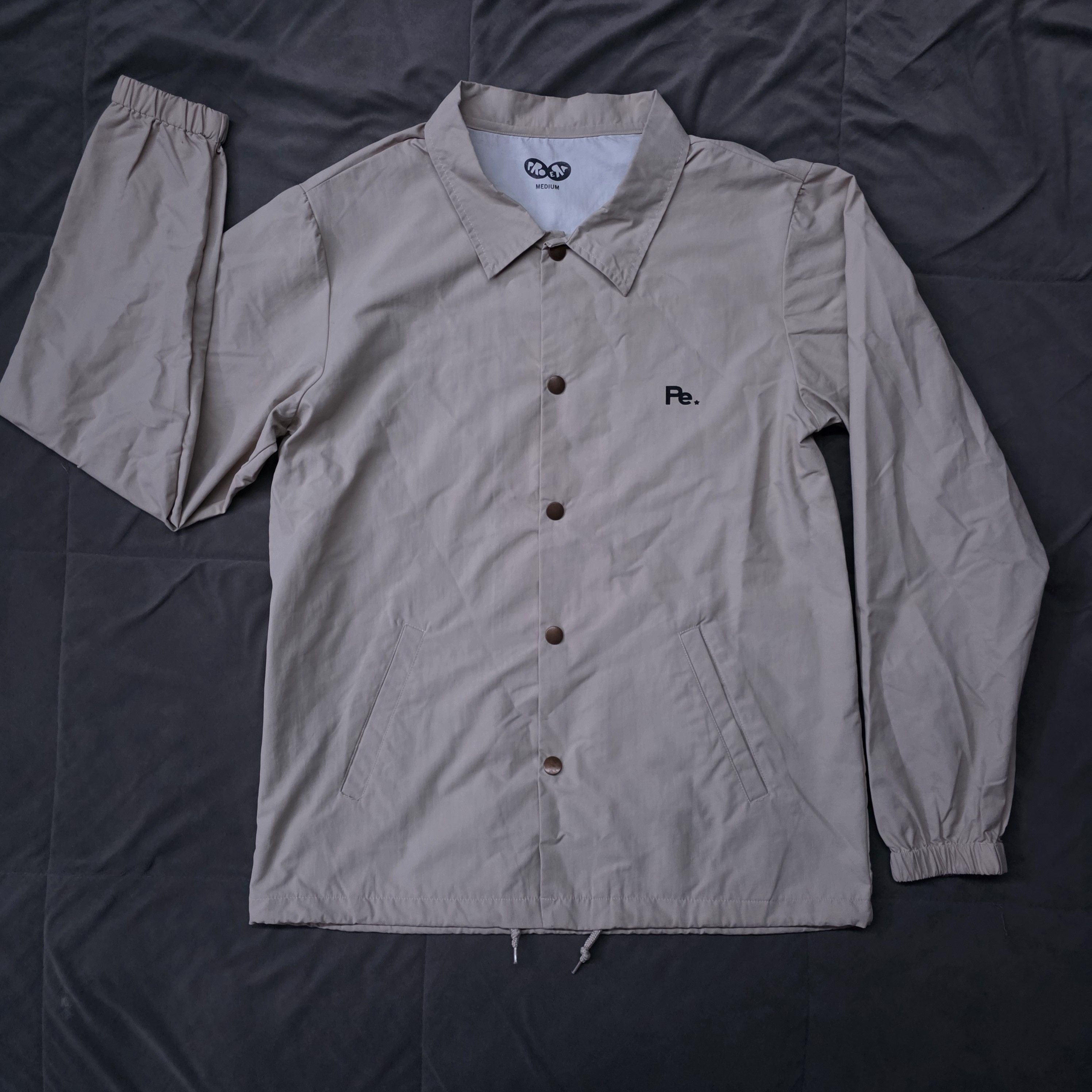 Pro Era Pro era records cream coaches jacket Size US M / EU 48-50 / 2 - 1 Thumbnail