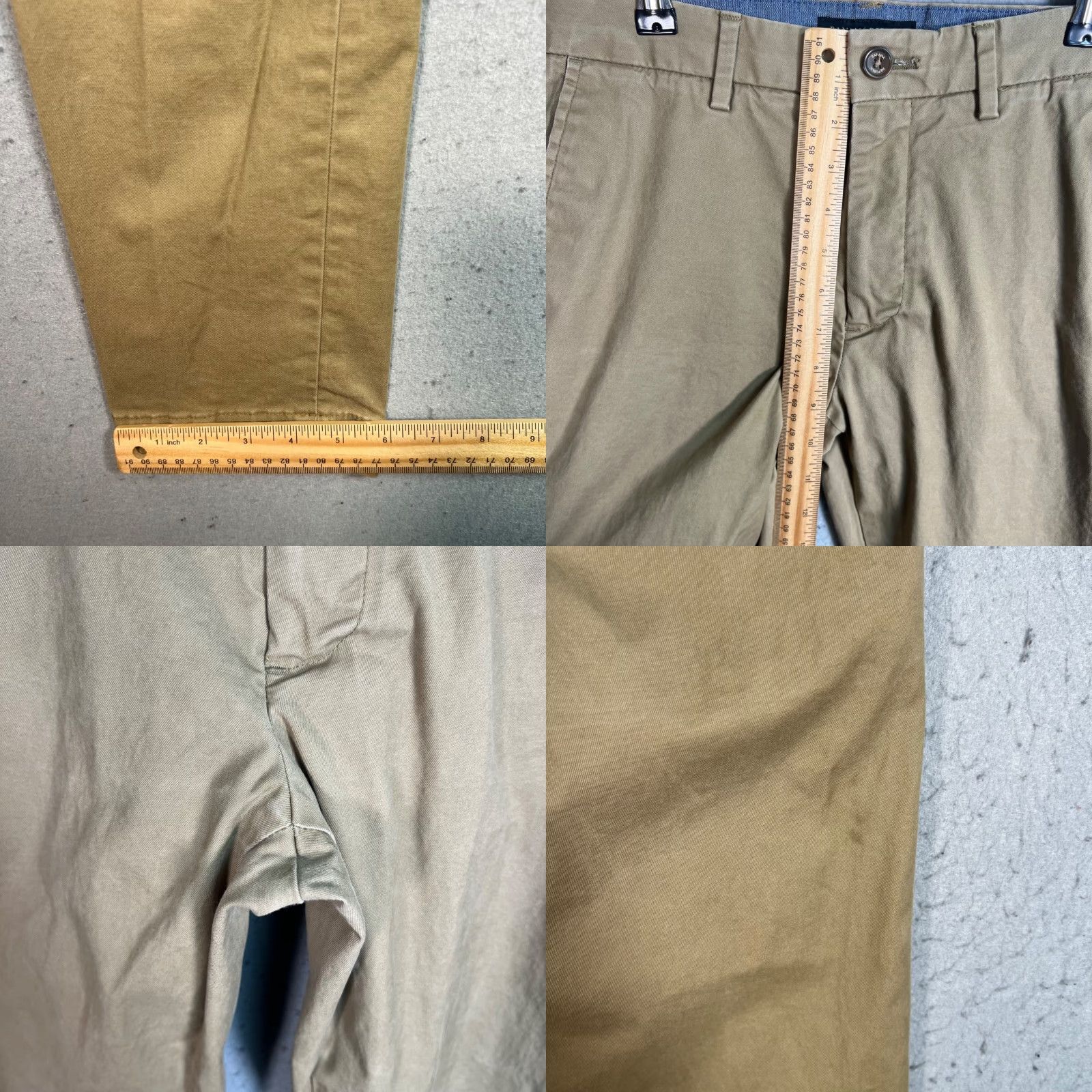 Banana Republic Banana Republic Mason Chino Pants 29 x 32 Tan Cotton-Blend Slim-Fit Casual Mens Size US 29 - 8 Thumbnail