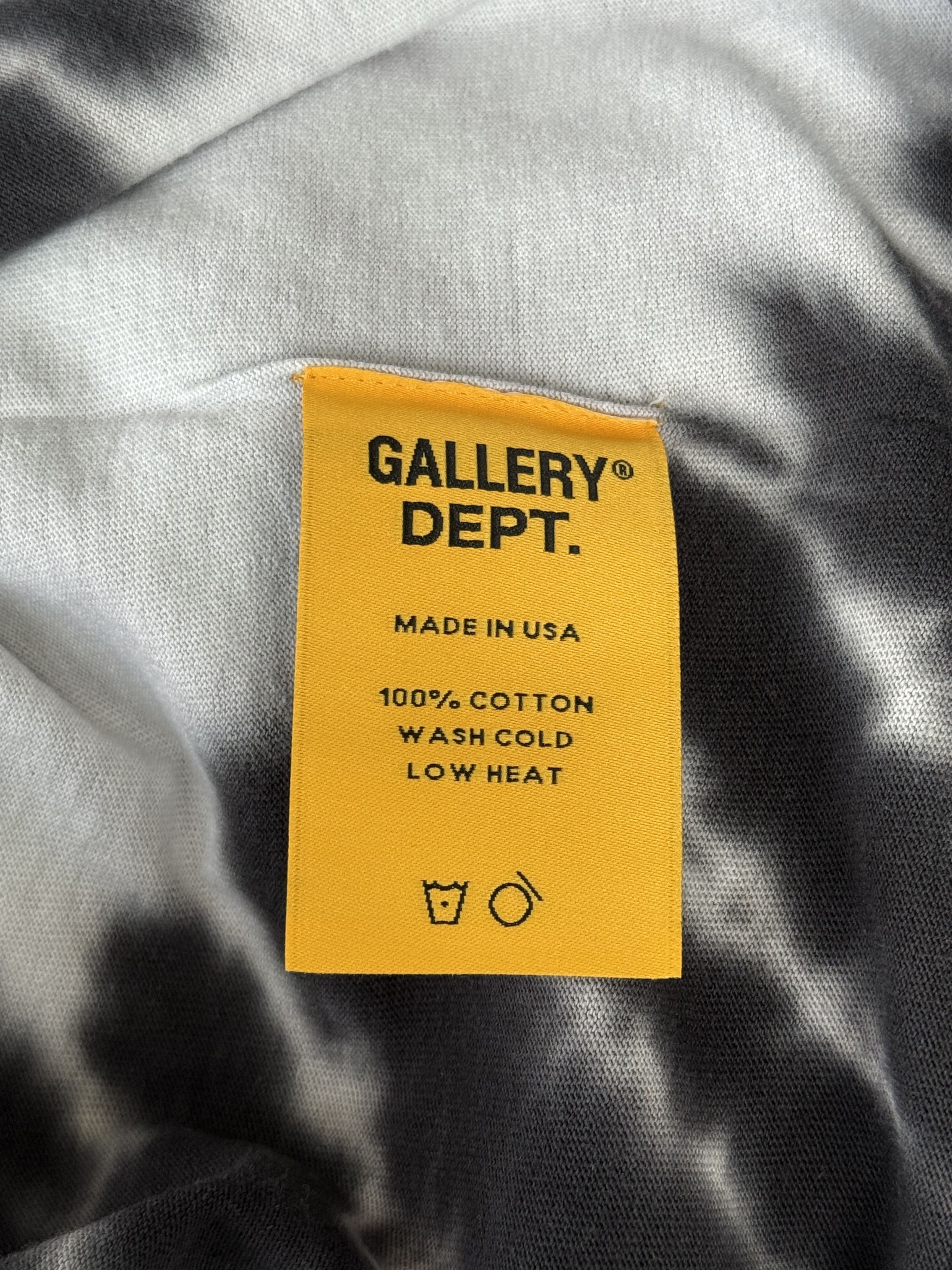 Gallery Dept. Gallery Dept Black & White Tie-Dye Gradient Logo T-Shirt Size US M / EU 48-50 / 2 - 4 Thumbnail
