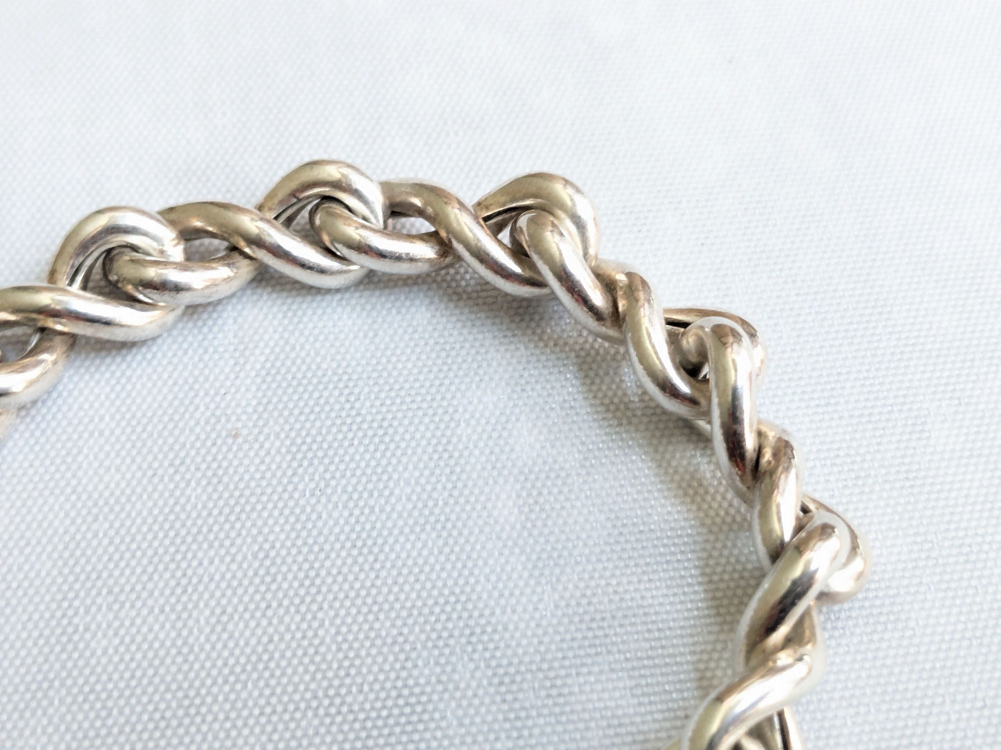 Jewelry Vintage Sterling Silver Milor Bracelet Bowtie 7" Size ONE SIZE - 2 Thumbnail