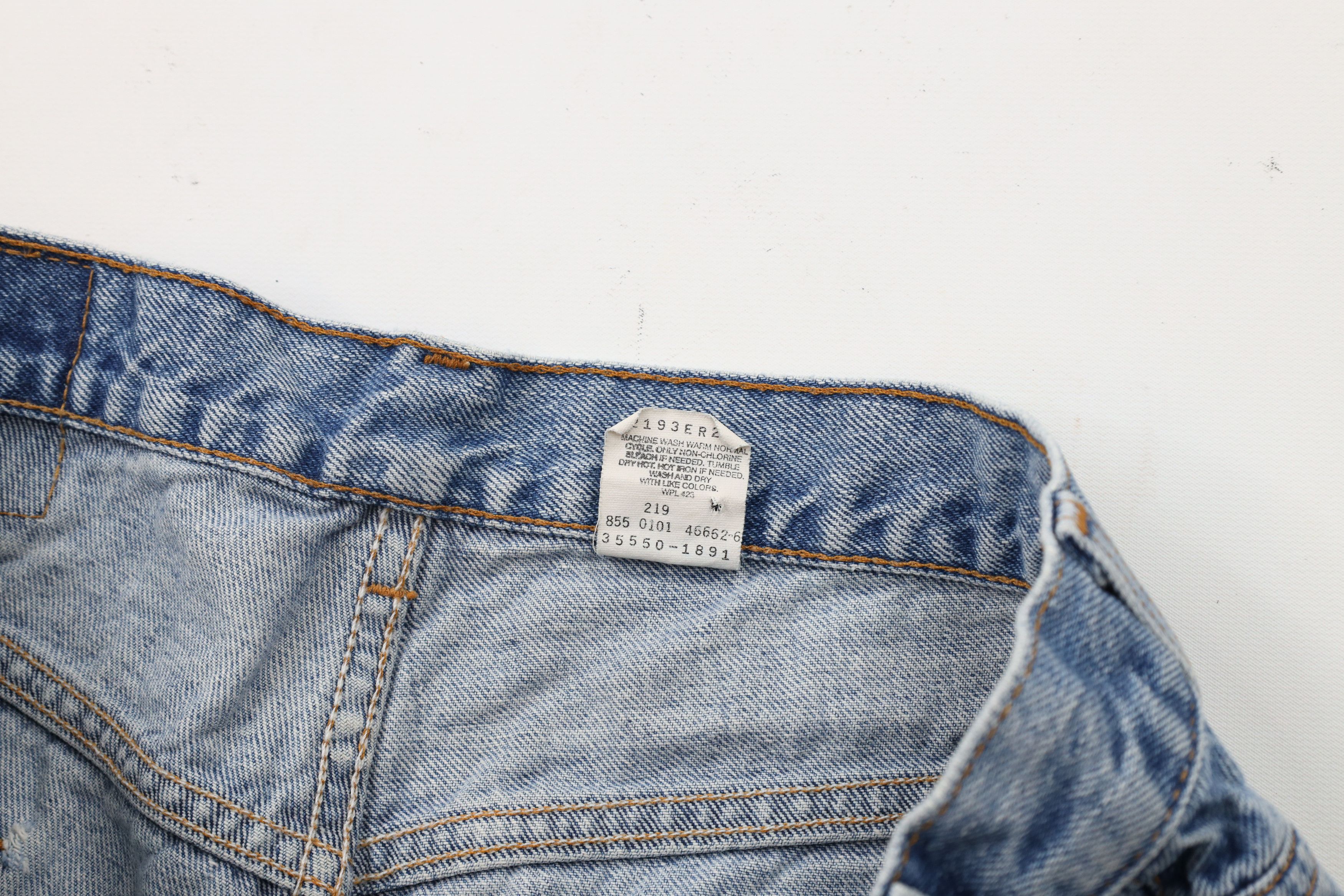 Levi's × Vintage Vintage Y2K 2001 Levis 550 Fit Denim Shorts Jorts Blue Size US 34 / EU 50 - 9 Thumbnail