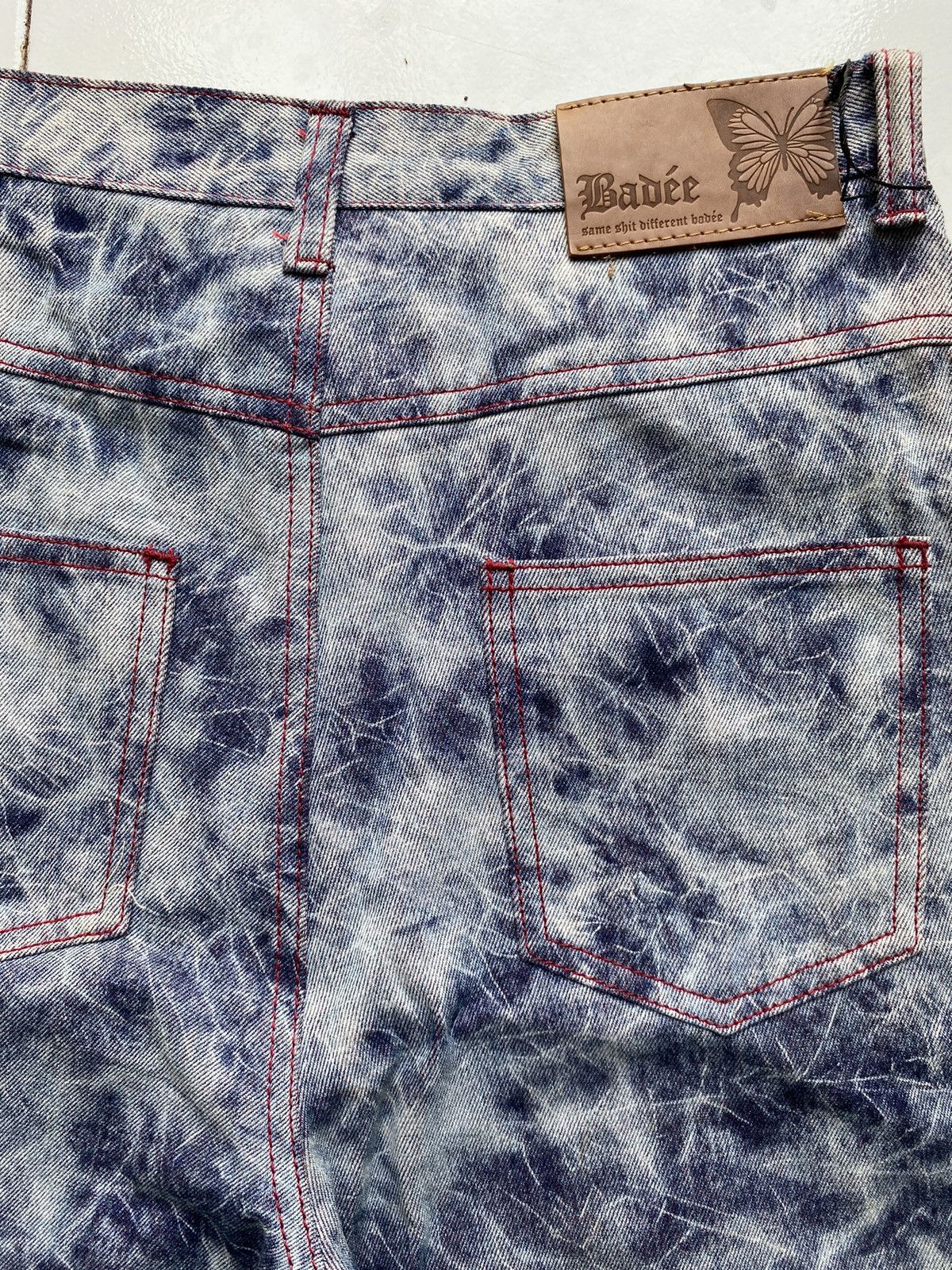 Japanese Brand × Le Grande Bleu (L.G.B.) × Yasuyuki Ishii Japanese badee flared blue bleached denim Size US 28 / EU 44 - 7 Thumbnail