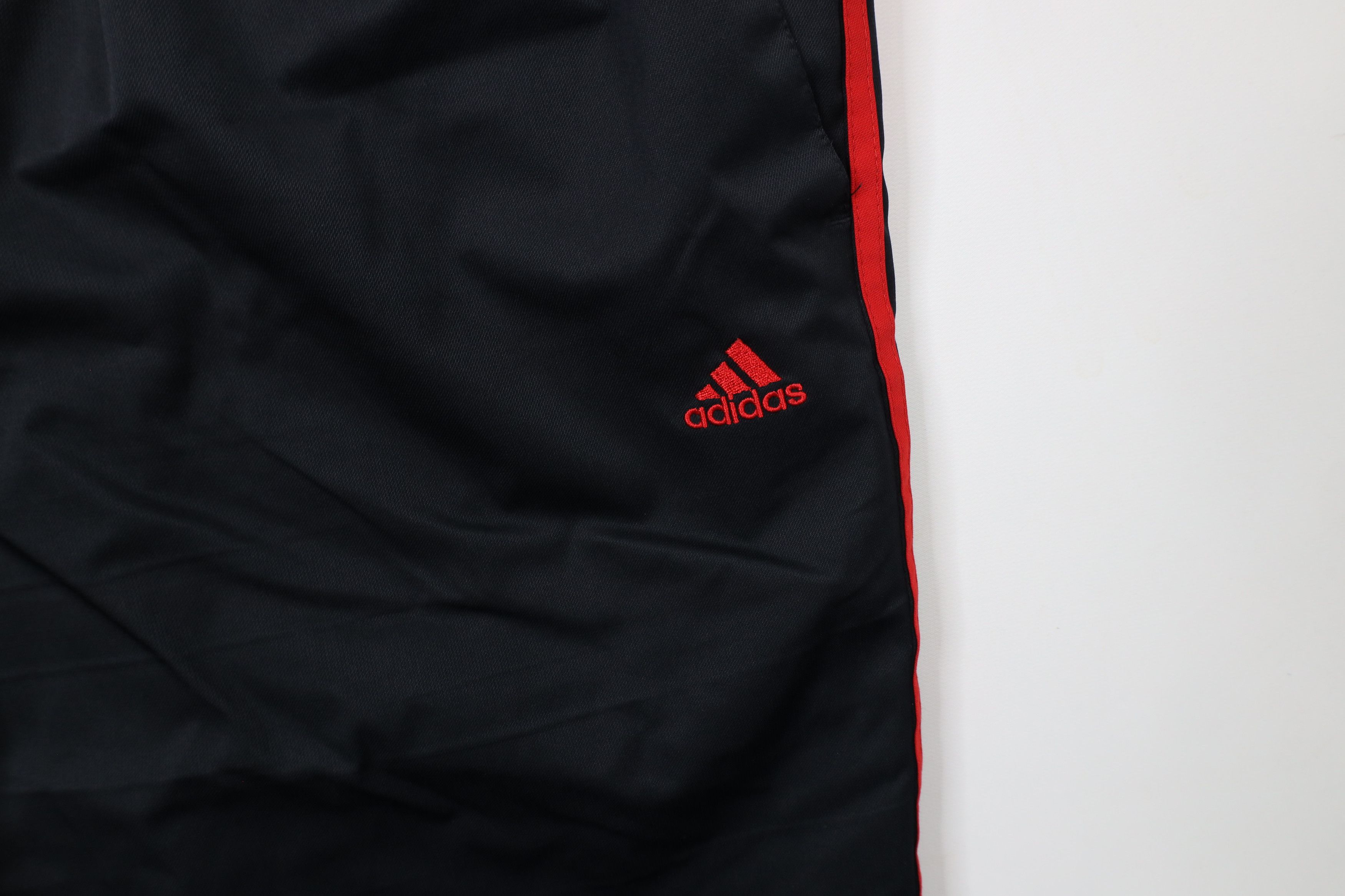 Adidas Vintage Y2K Adidas Lined Wide Leg Windbreaker Pants Black Size US 40 / EU 56 - 6 Thumbnail